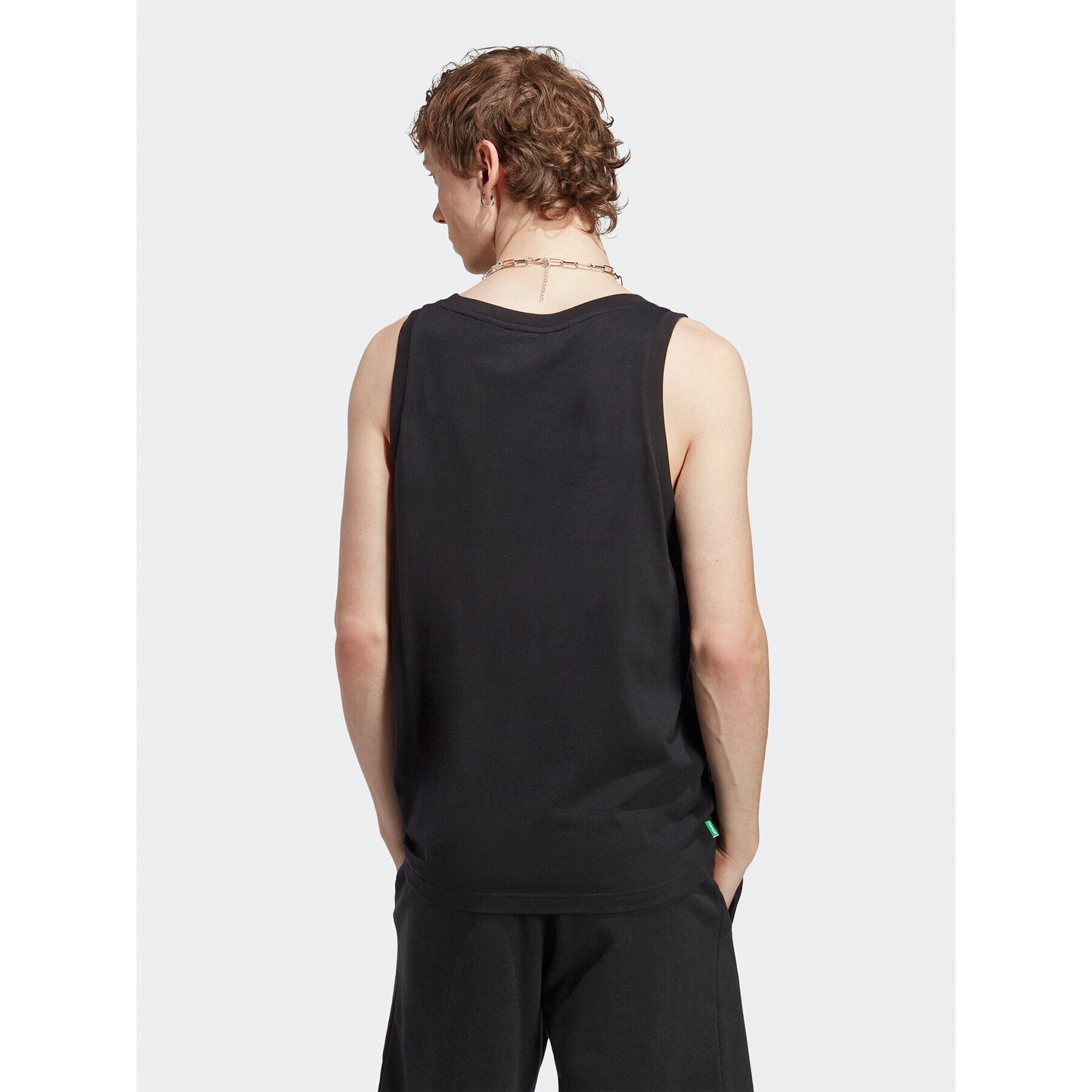 adidas Мъжки топ Essentials+ Made With Hemp Tank Top HR8619 Черен Slim Fit - Pepit.bg