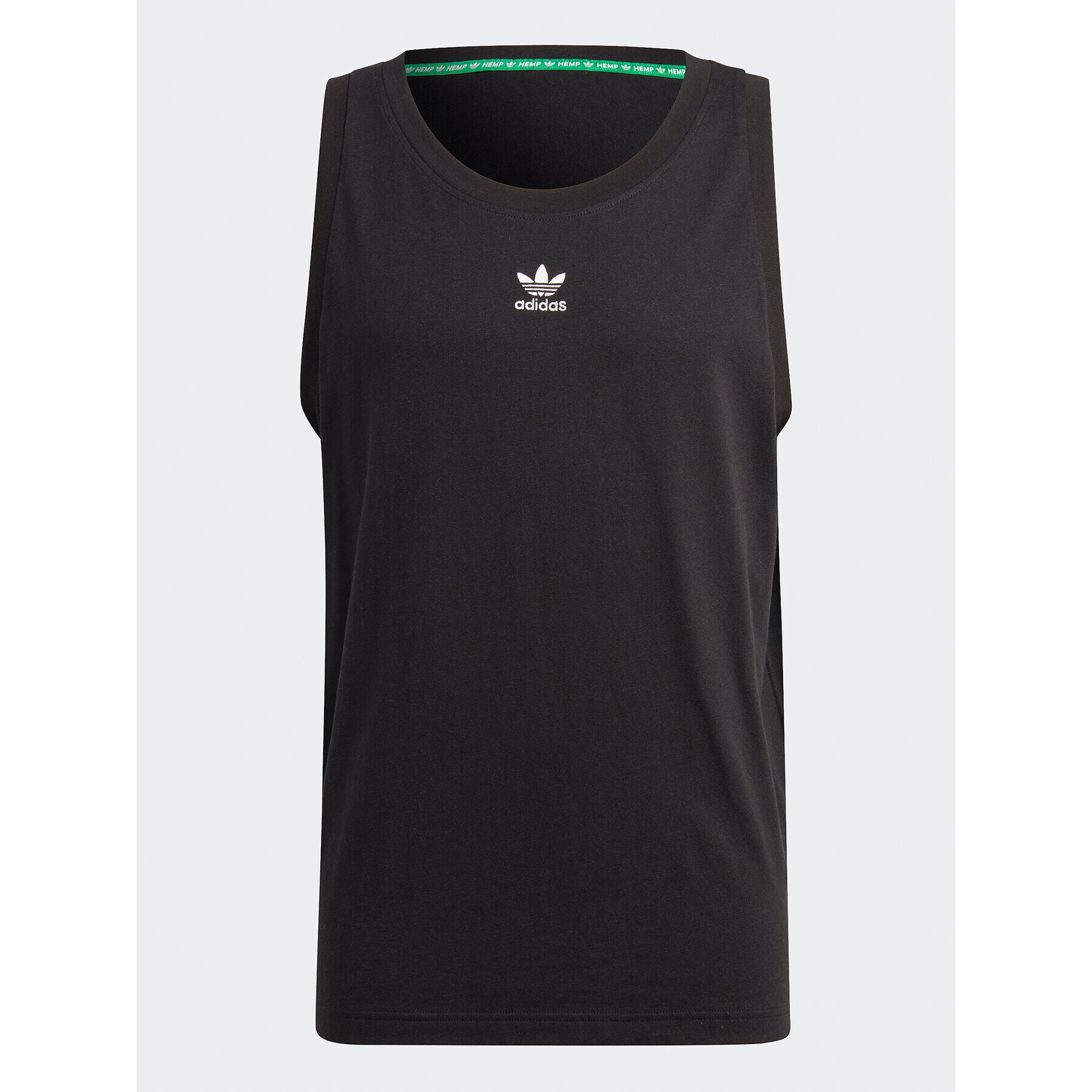 adidas Мъжки топ Essentials+ Made With Hemp Tank Top HR8619 Черен Slim Fit - Pepit.bg