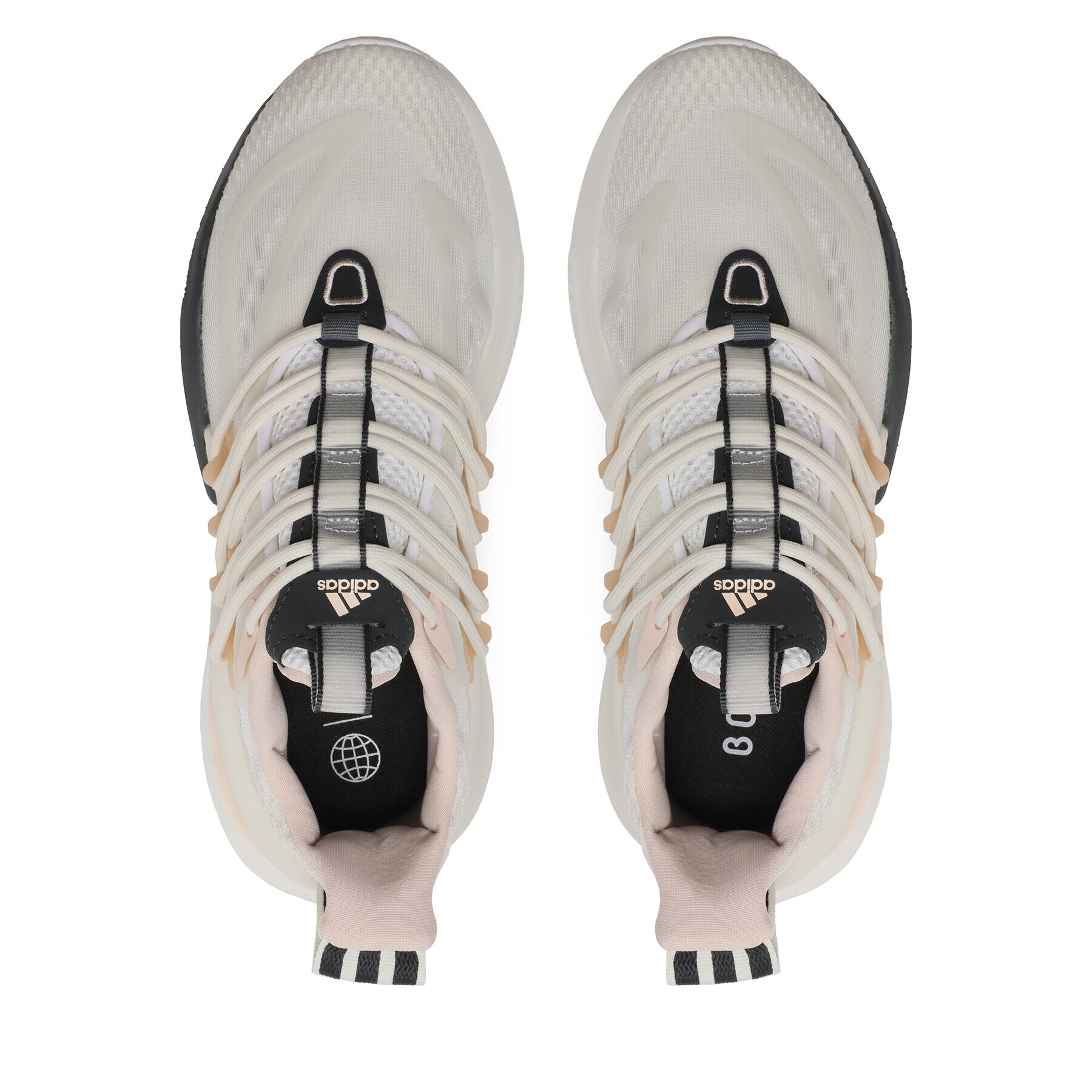 adidas Обувки Alphaboost V1 Sustainable BOOST HP6132 Бял - Pepit.bg