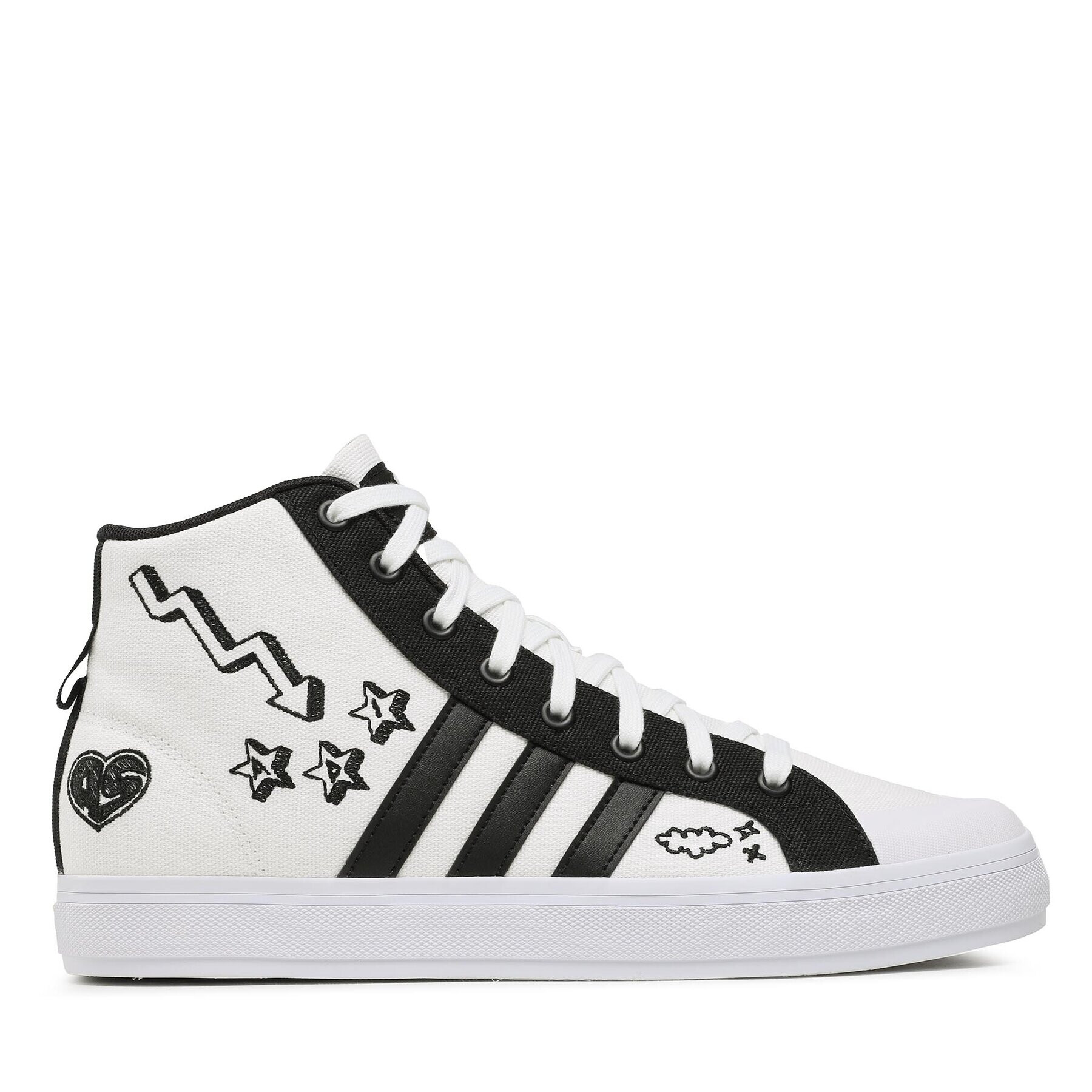 adidas Обувки Bravada 2.0 Mid ID7353 Бял - Pepit.bg