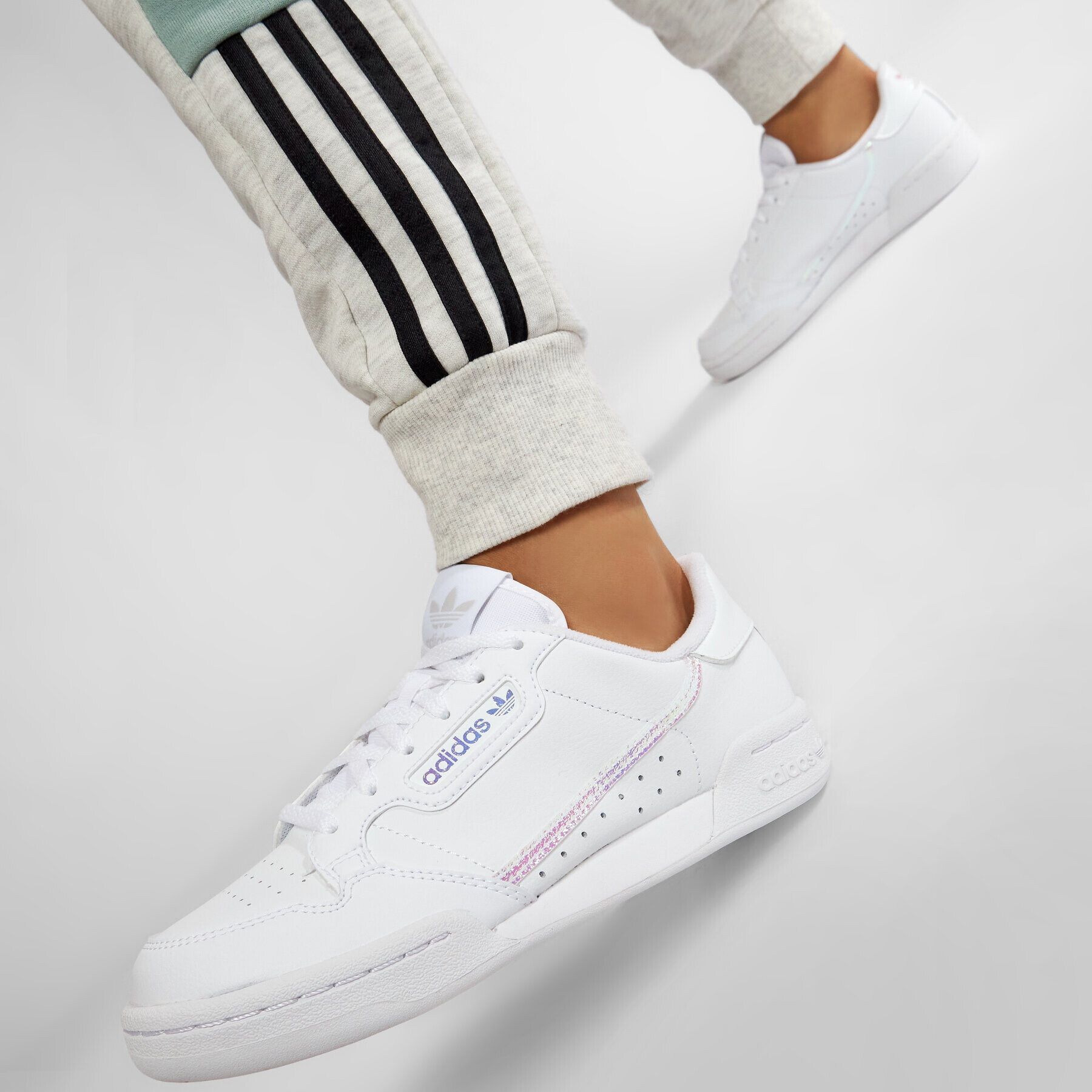 adidas Обувки Continental 80 J FU6669 Бял - Pepit.bg