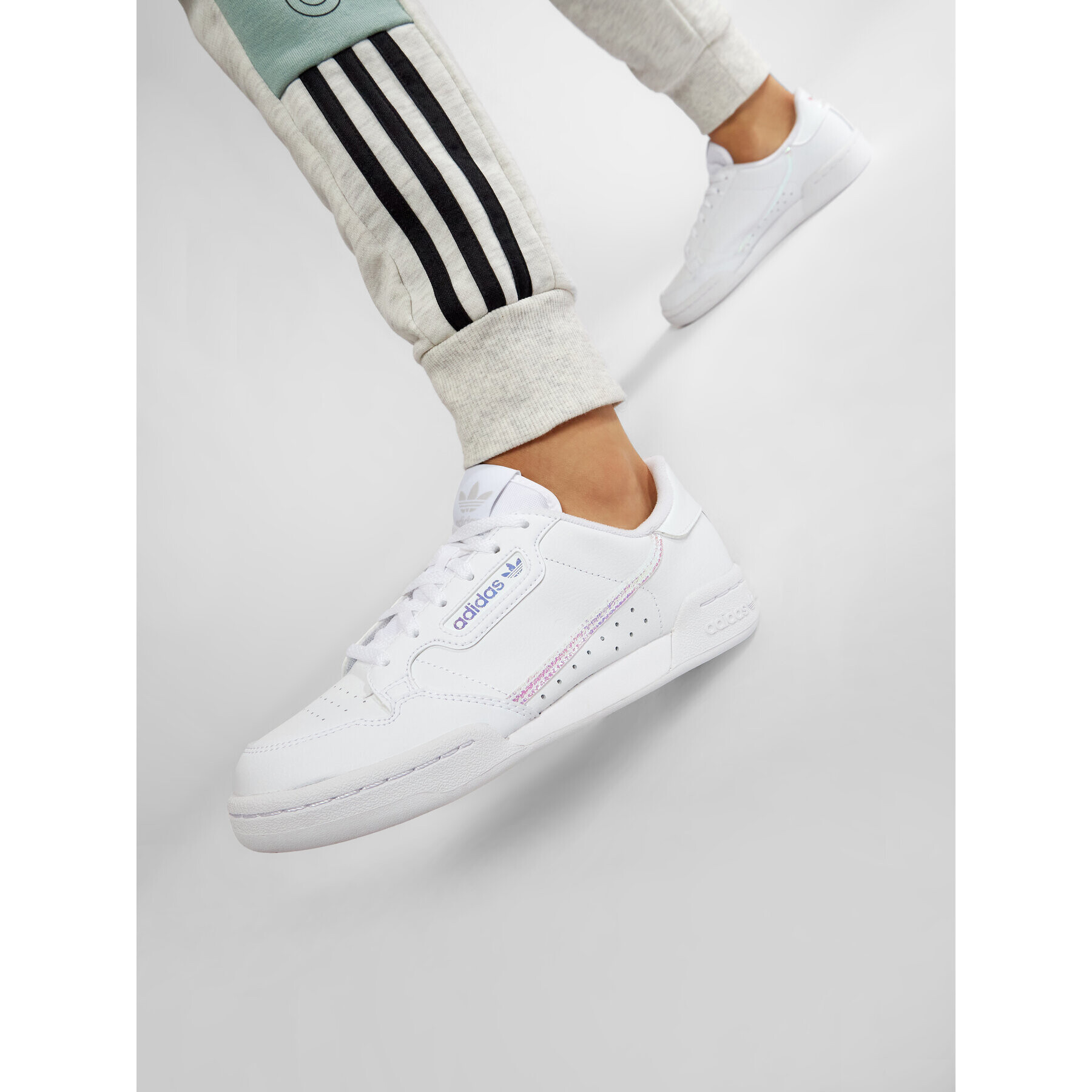 adidas Обувки Continental 80 J FU6669 Бял - Pepit.bg
