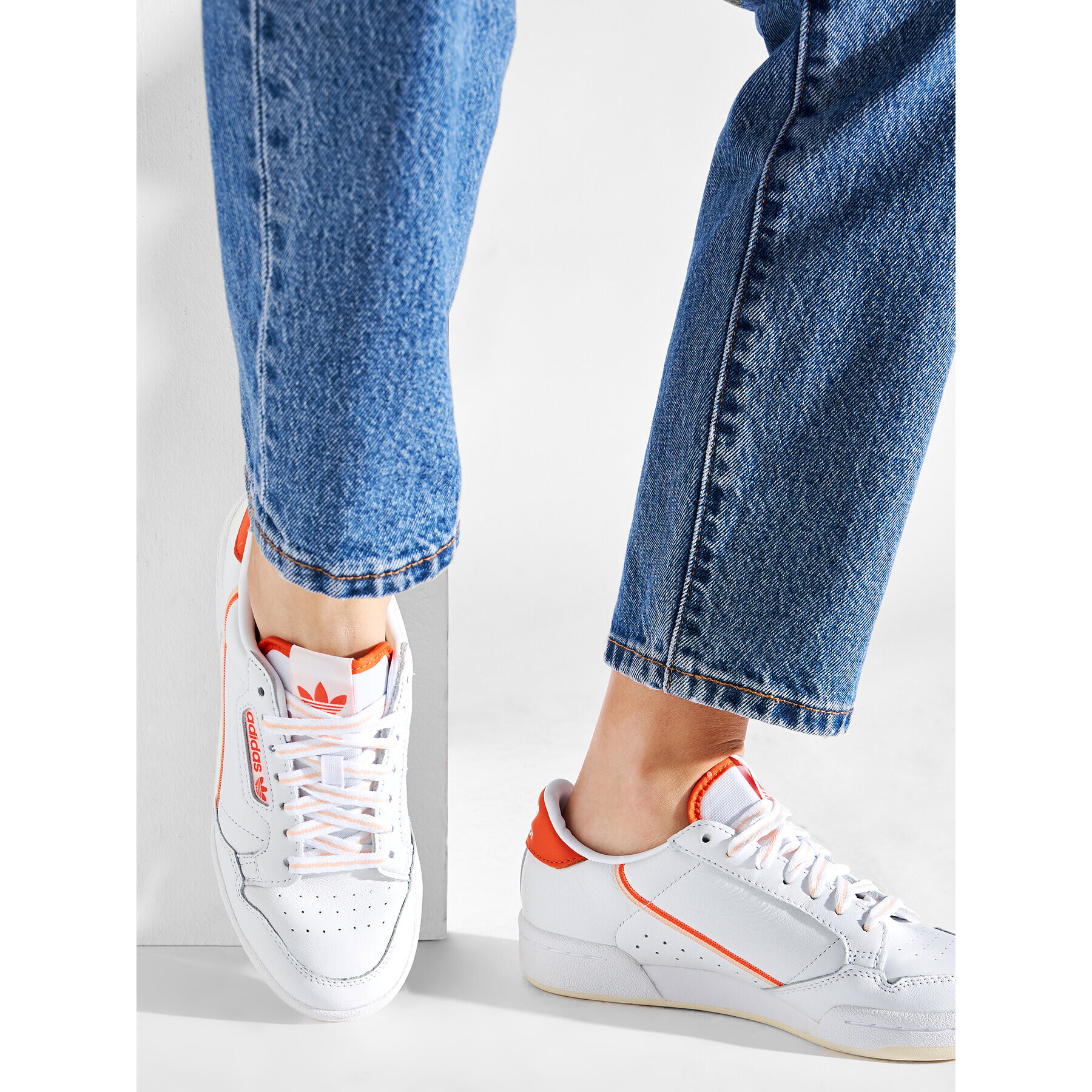 adidas Обувки Continental 80 Stripes GX4460 Бял - Pepit.bg