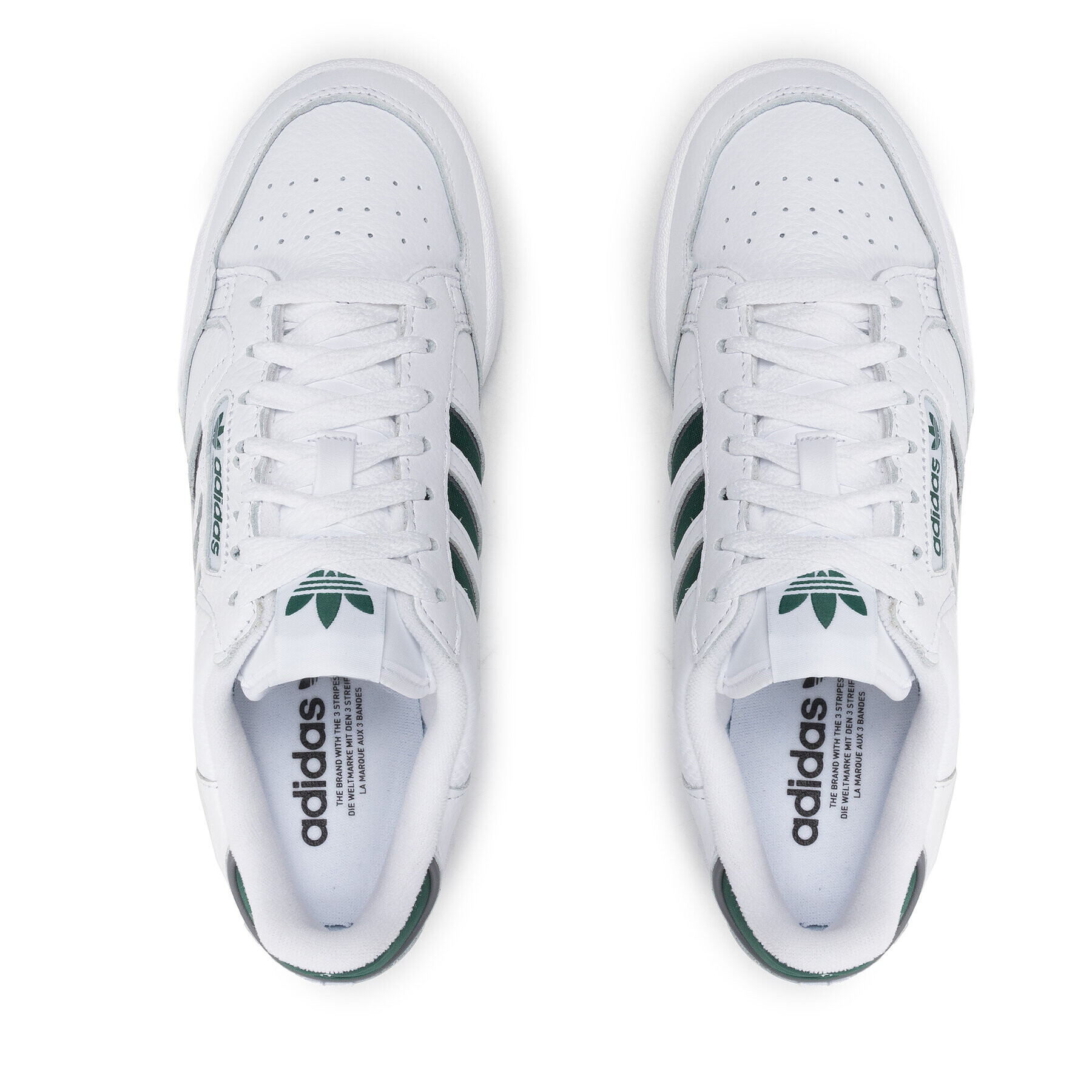 adidas Обувки Continental 80 Stripes GZ6260 Бял - Pepit.bg