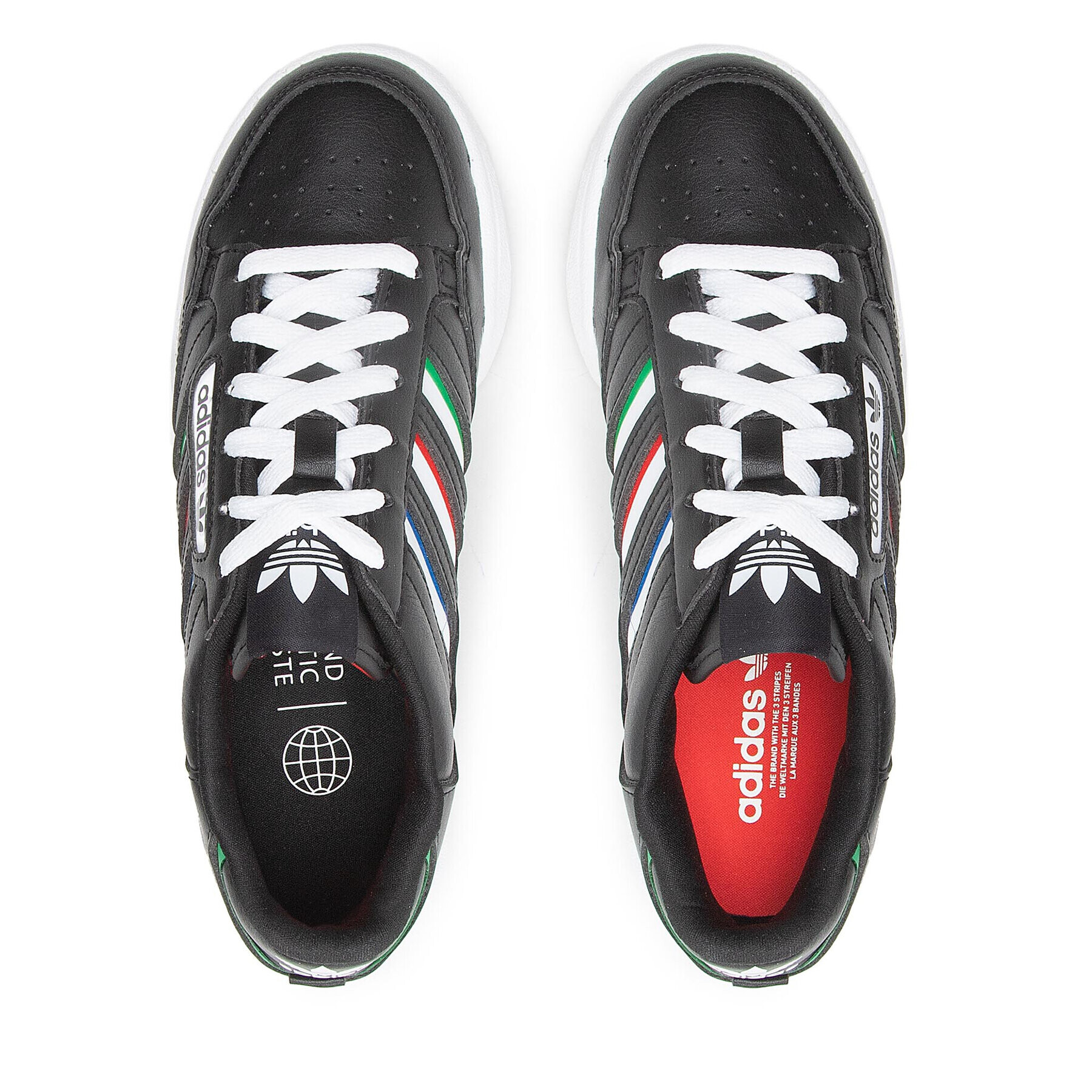 adidas Обувки Continental 80 Stripes J GW6643 Черен - Pepit.bg
