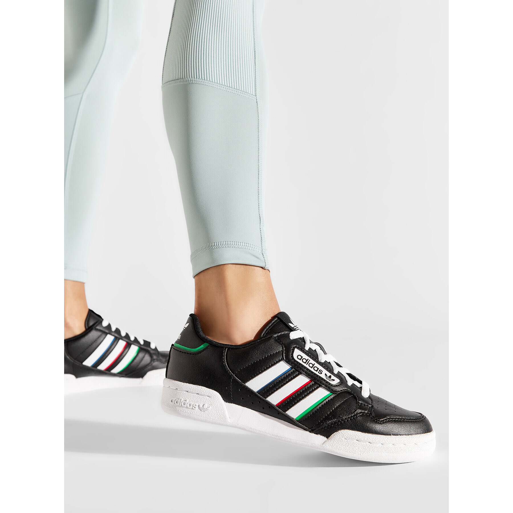 adidas Обувки Continental 80 Stripes J GW6643 Черен - Pepit.bg