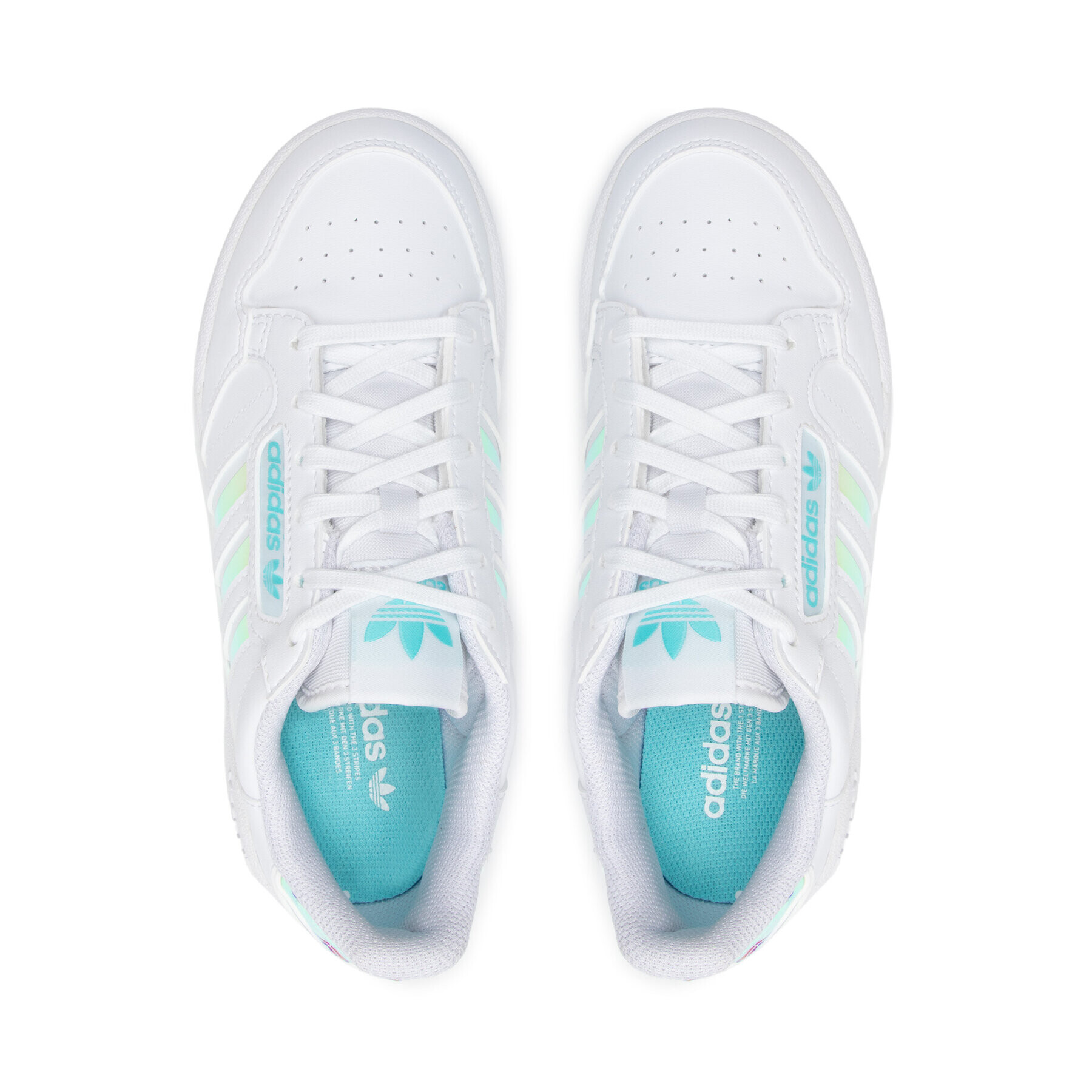 adidas Обувки Continental 80 Stripes J GZ3255 Бял - Pepit.bg