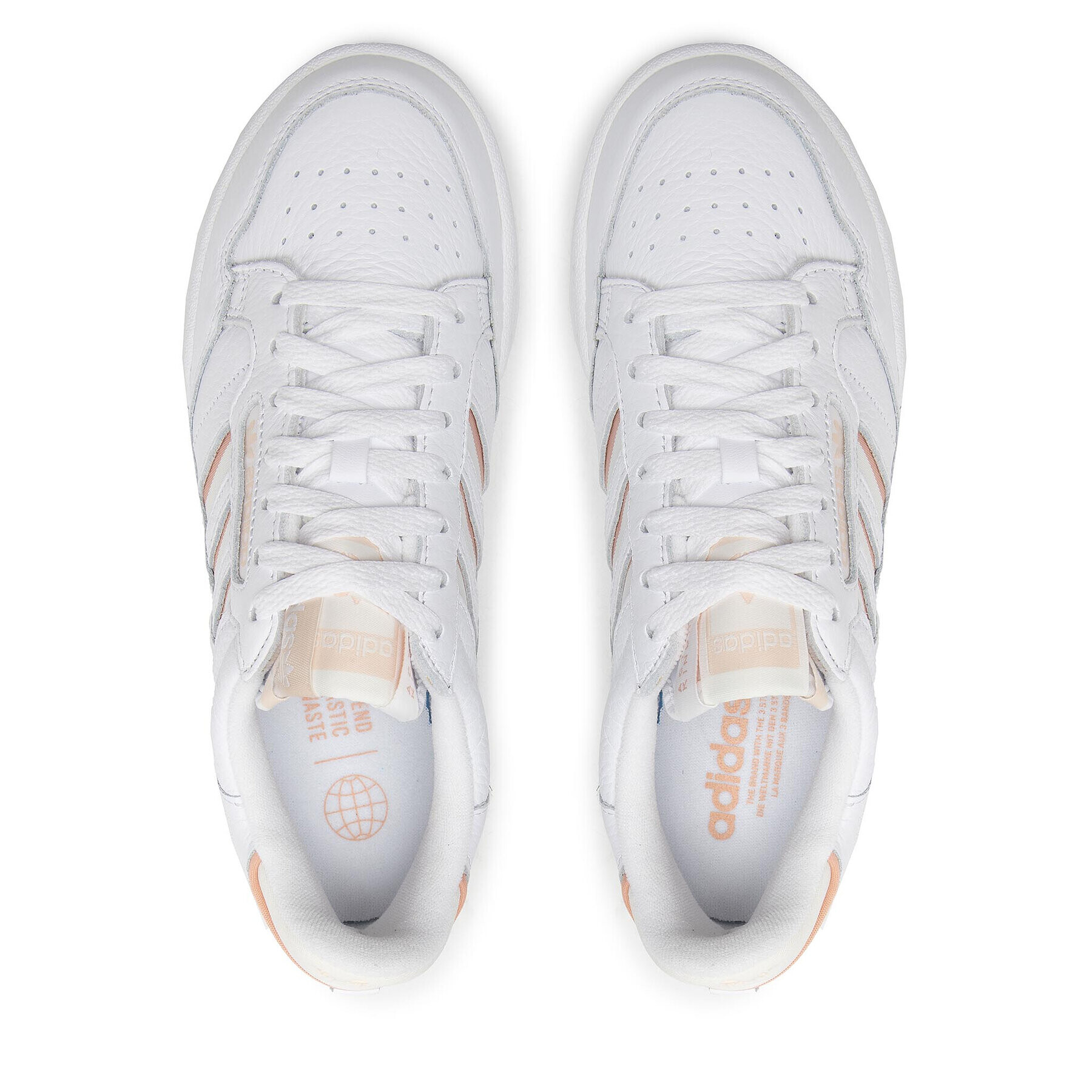adidas Обувки Continental 80 Stripes W GX4432 Бял - Pepit.bg