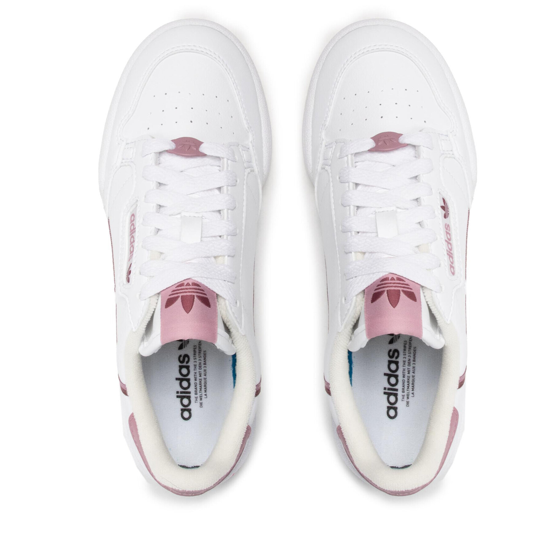 adidas Обувки Continental 80 Stripes W GZ0784 Бял - Pepit.bg