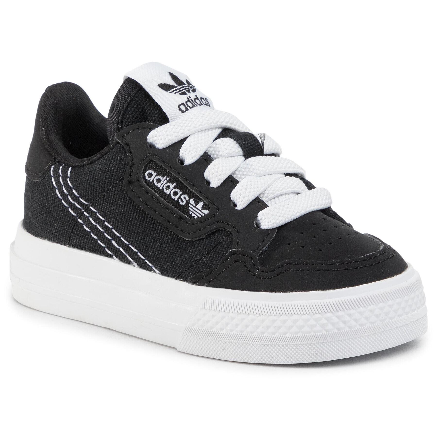 adidas Обувки Continental Vulc El I EG6625 Черен - Pepit.bg
