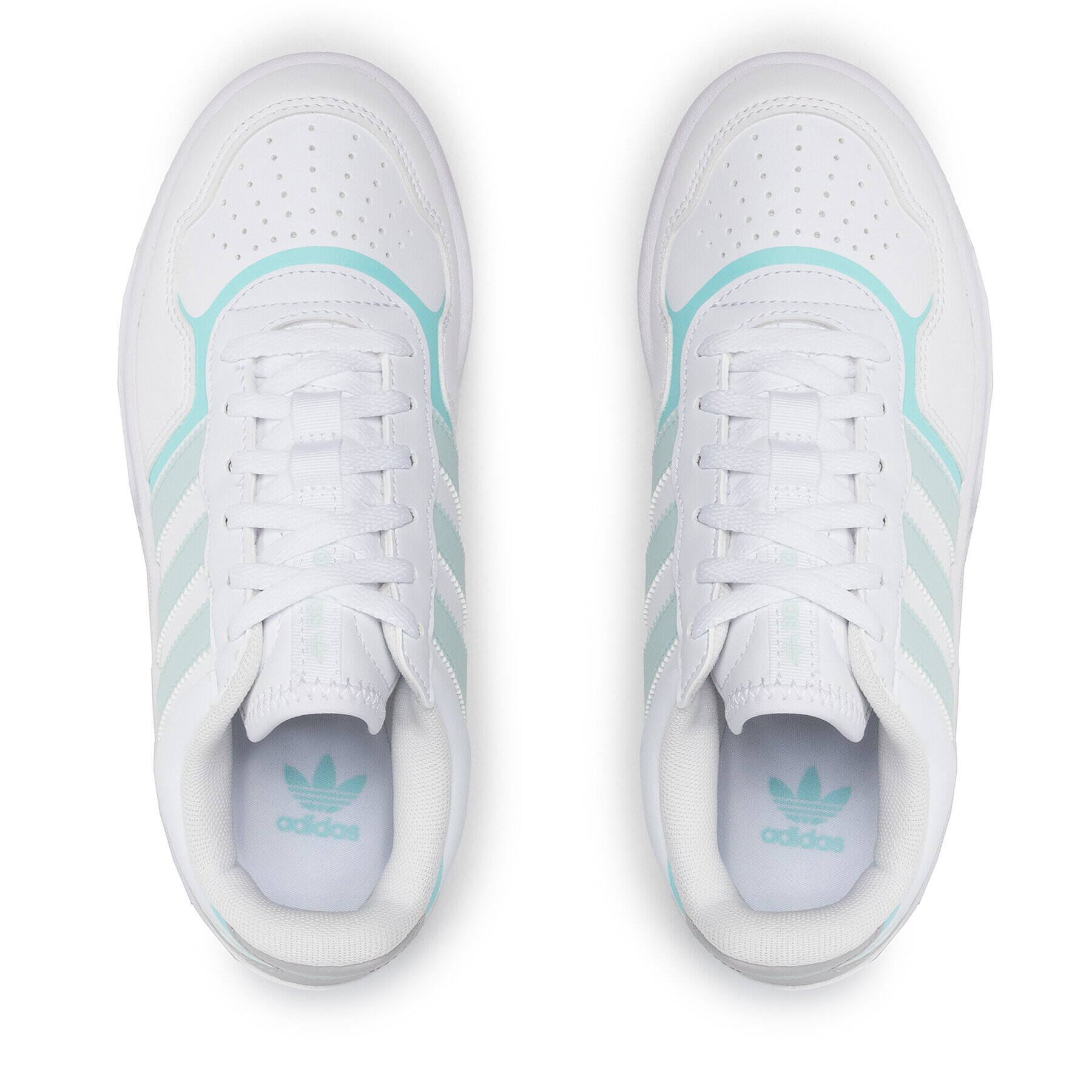 adidas Обувки Courtic J GY3637 Бял - Pepit.bg