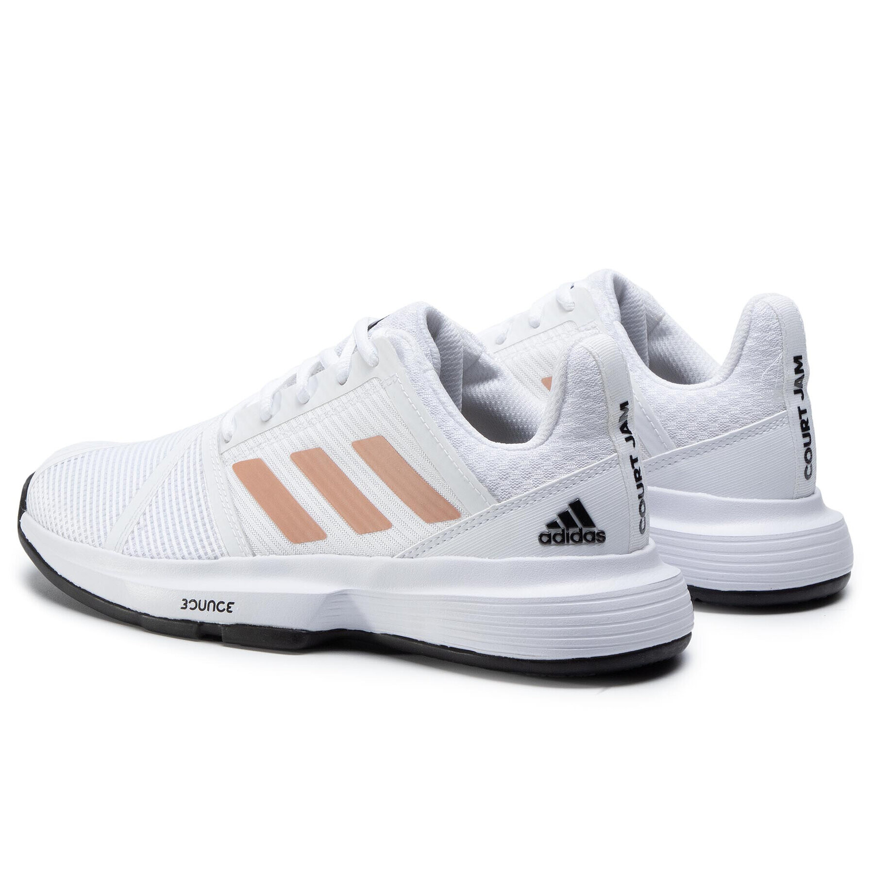 adidas Обувки CourtJam Bounce W FU8147 Бял - Pepit.bg