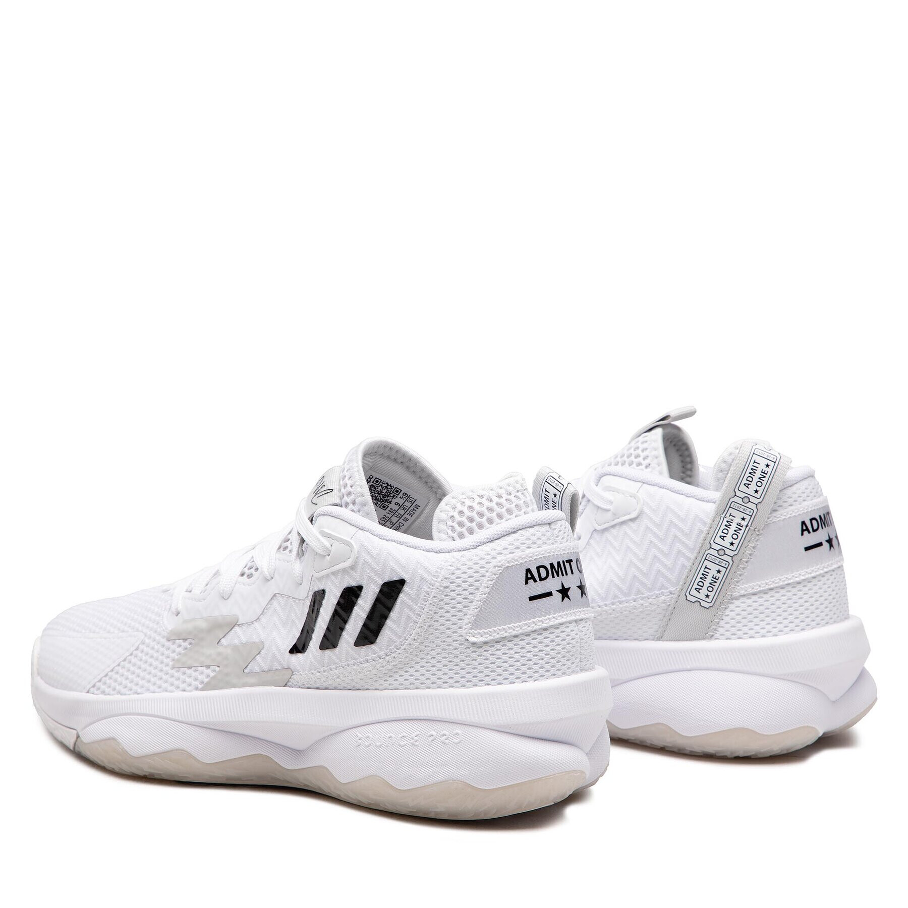 adidas Обувки Dame 8 GY6462 Бял - Pepit.bg