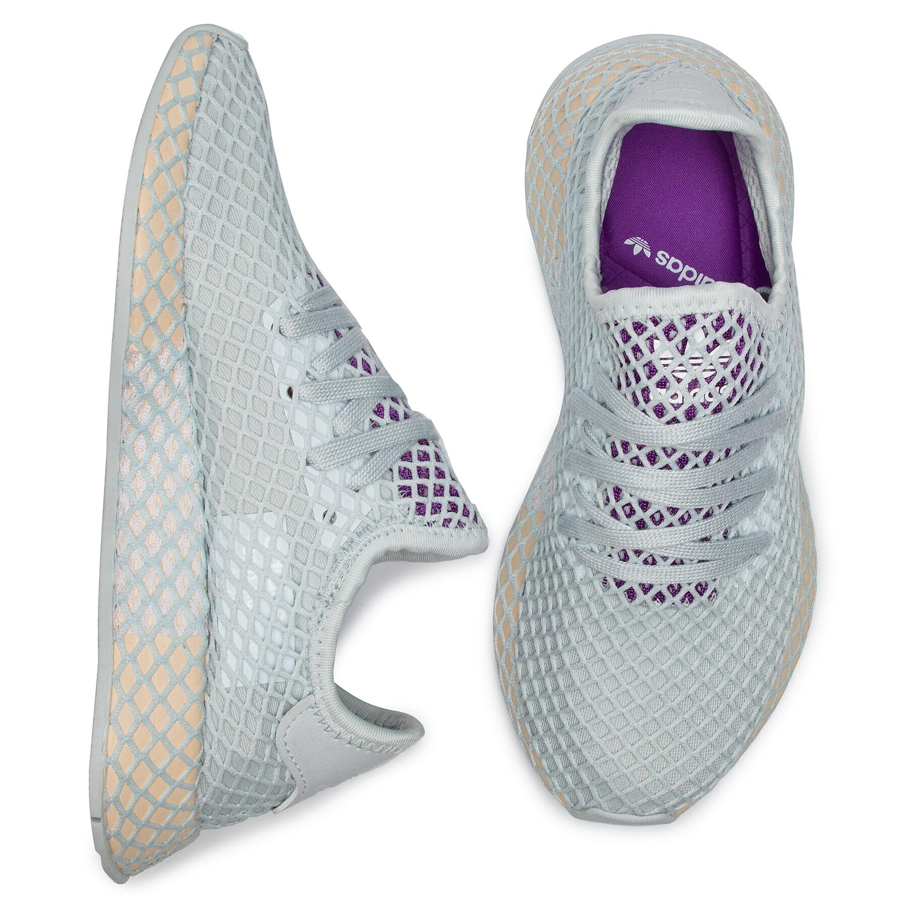 adidas Обувки Deerupt Runner W CG6083 Син - Pepit.bg