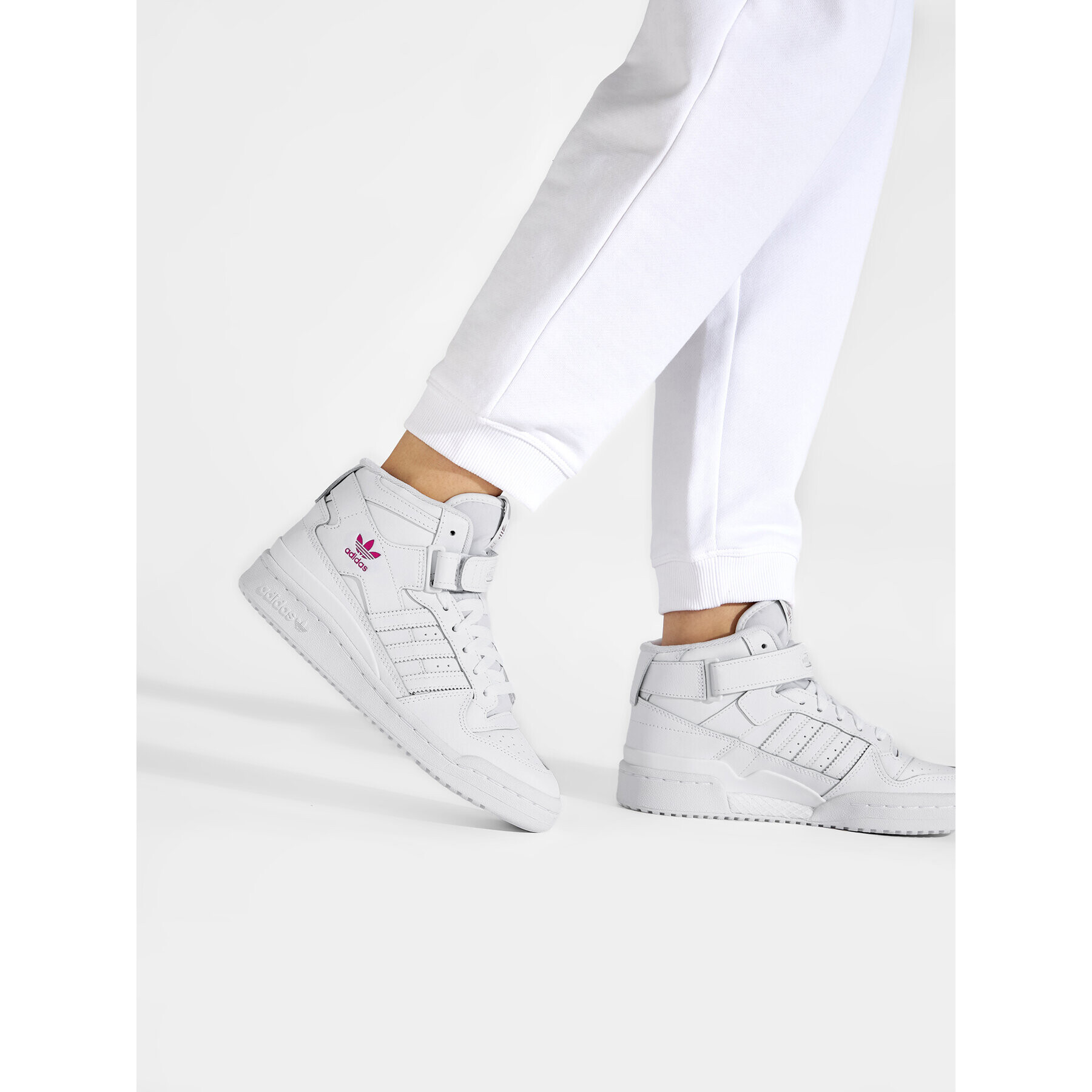 adidas Обувки Forum Mid W G57984 Бял - Pepit.bg