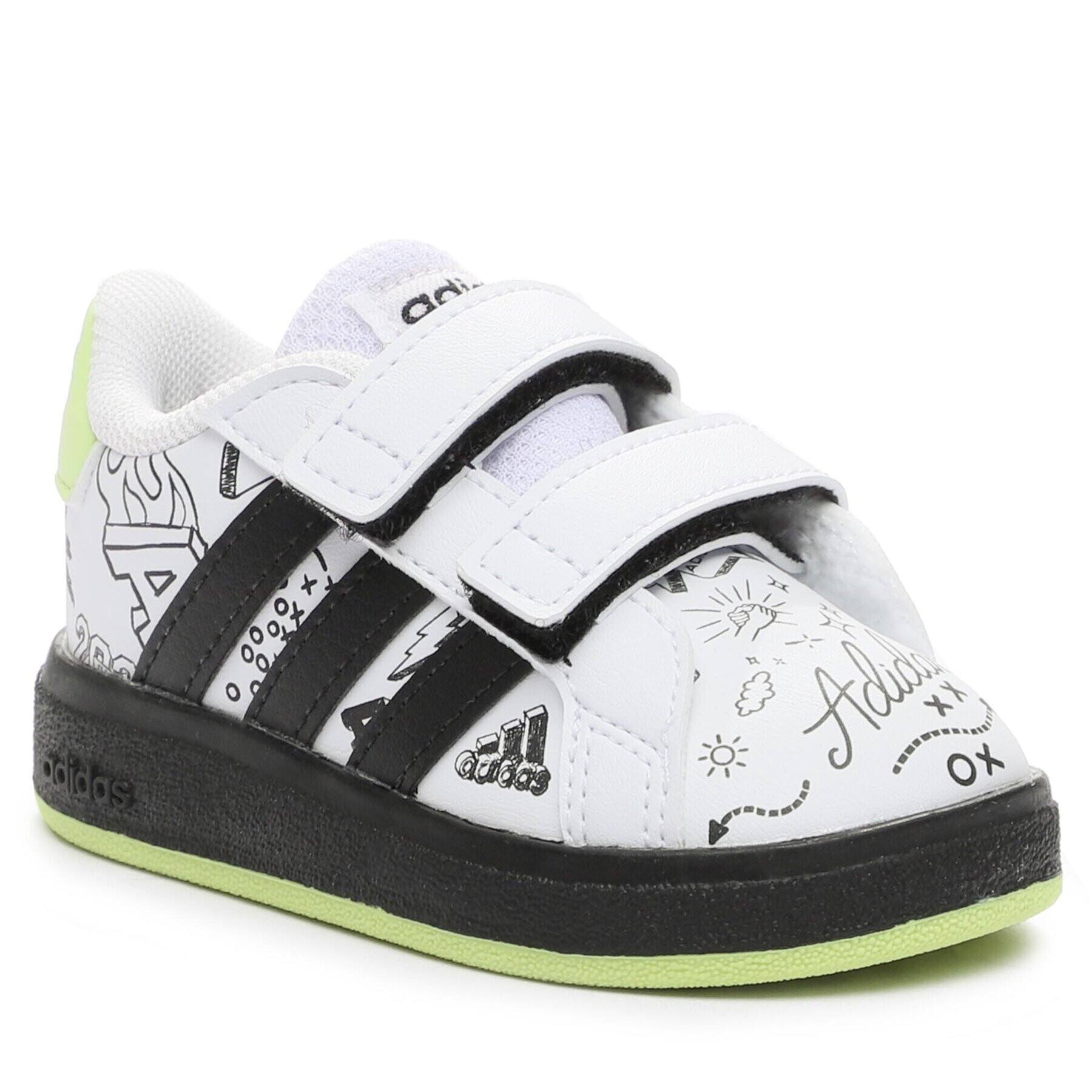 adidas Обувки Grand Court 2.0 Shoes Kids IG4848 Бял - Pepit.bg