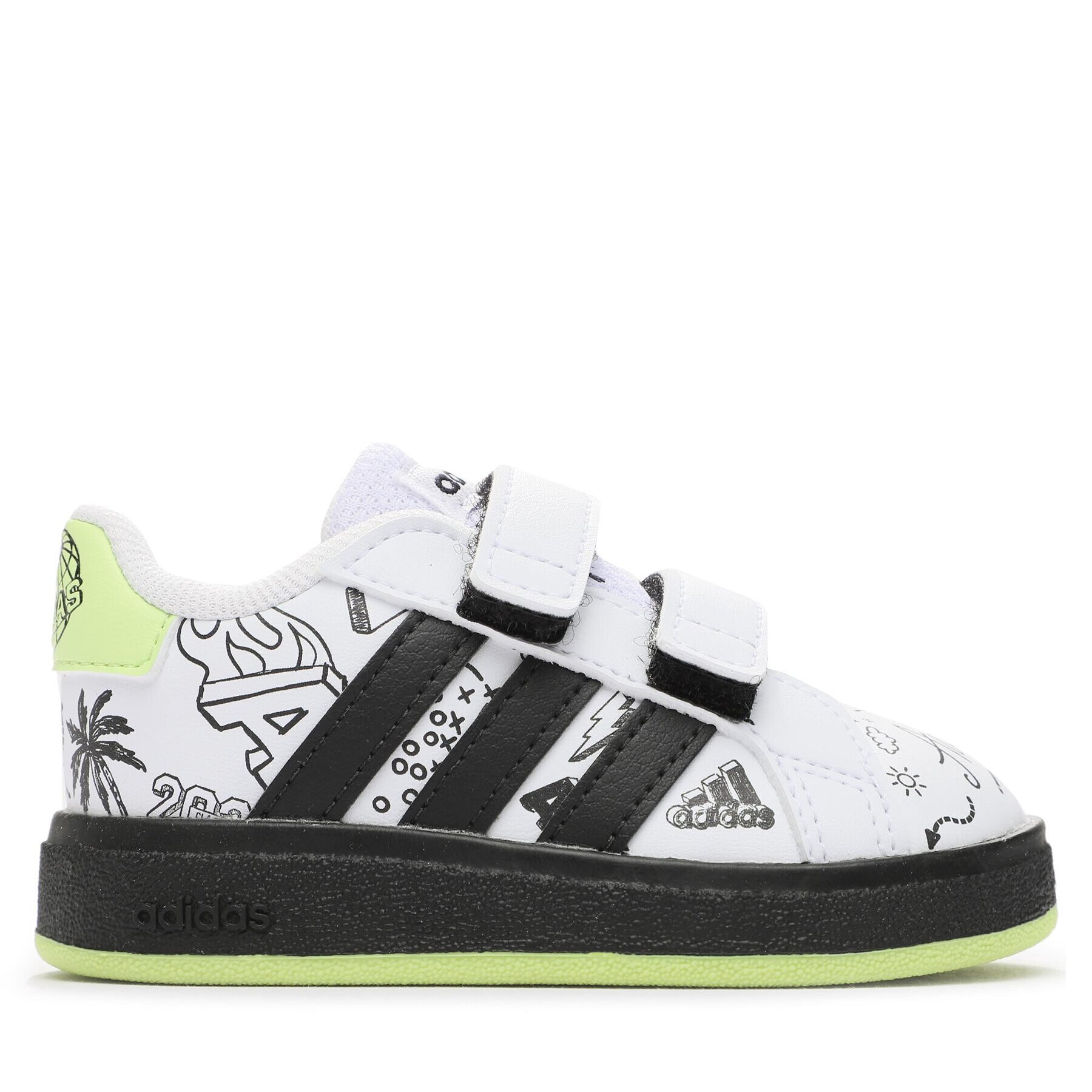 adidas Обувки Grand Court 2.0 Shoes Kids IG4848 Бял - Pepit.bg