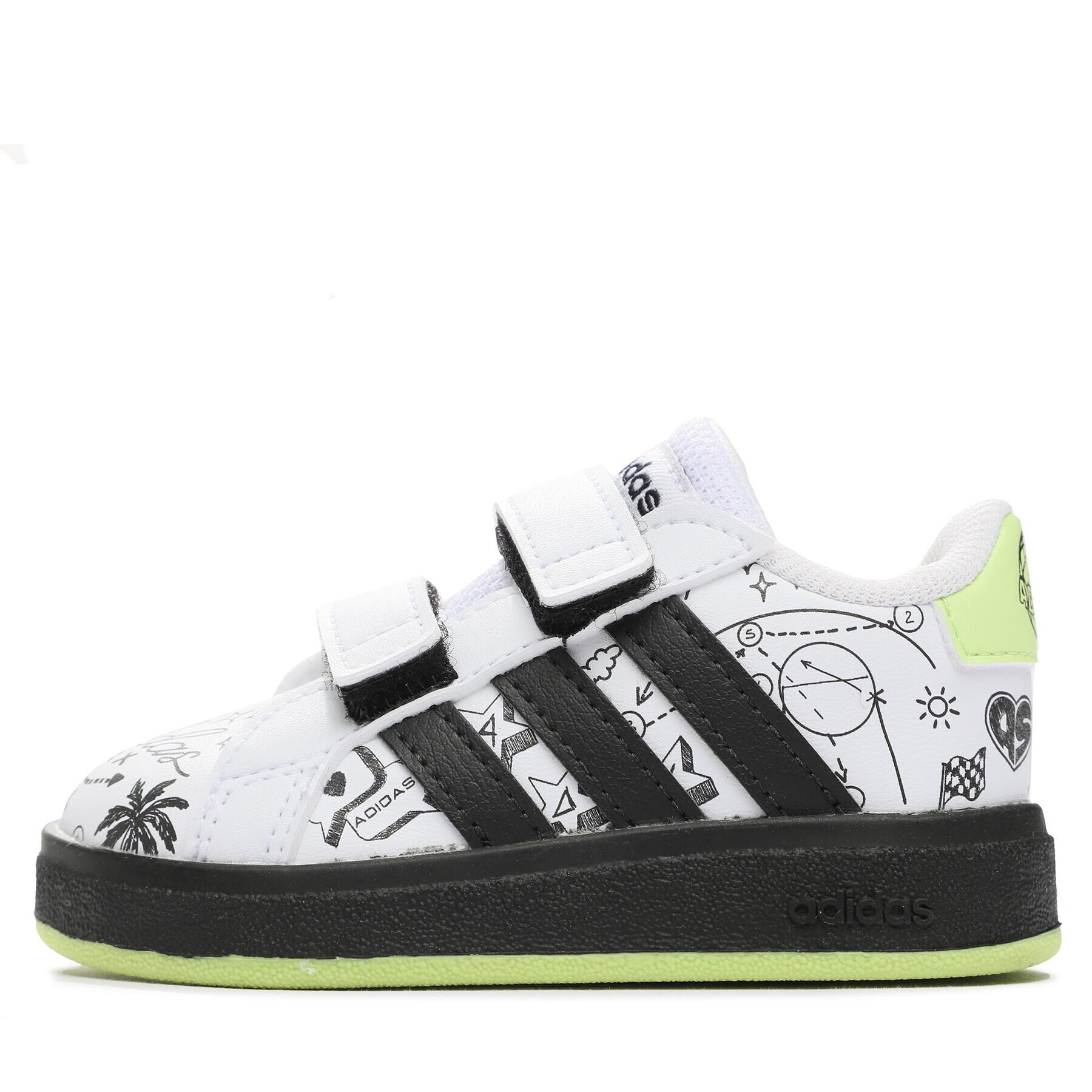 adidas Обувки Grand Court 2.0 Shoes Kids IG4848 Бял - Pepit.bg