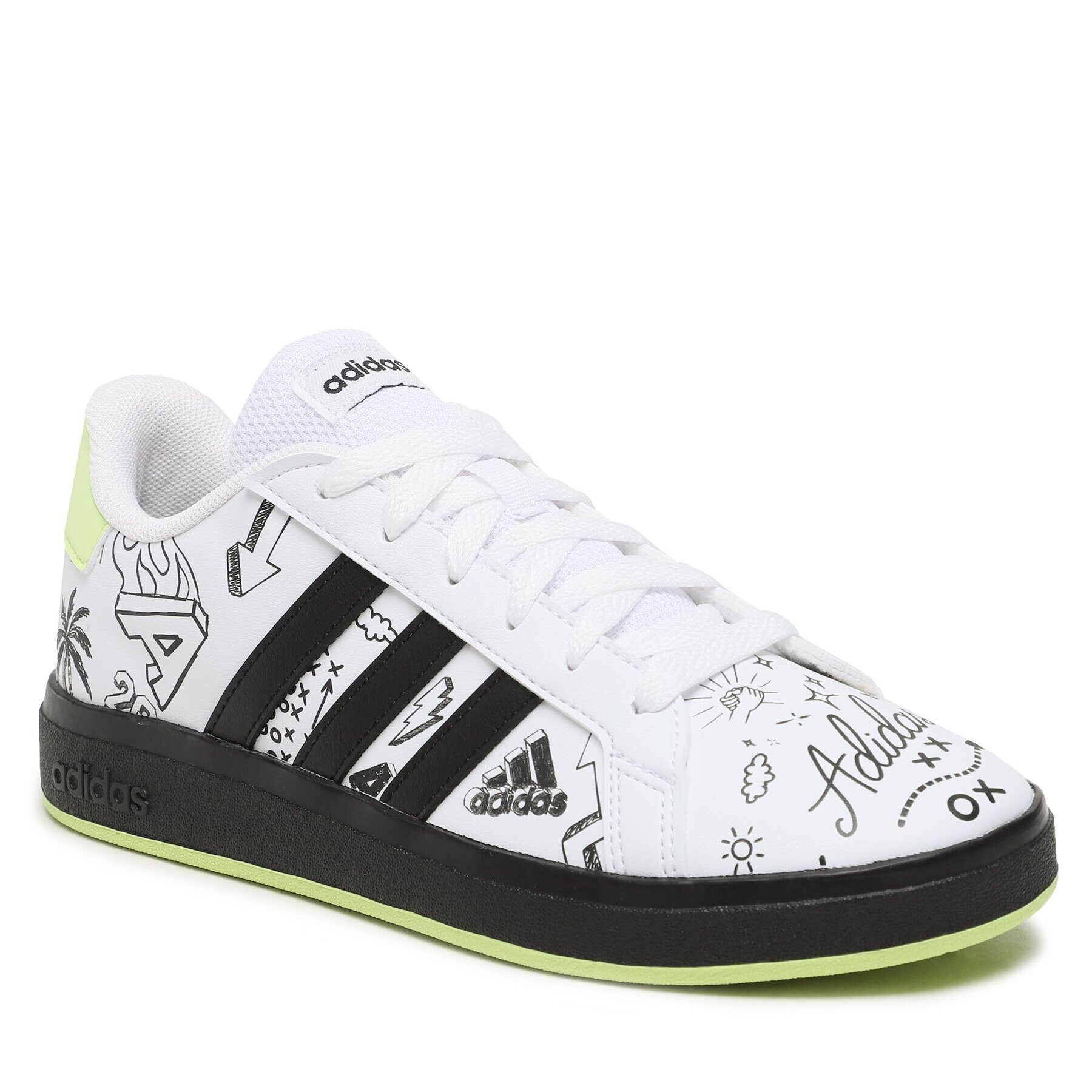 adidas Обувки Grand Court 2.0 Shoes Kids IG4853 Бял - Pepit.bg