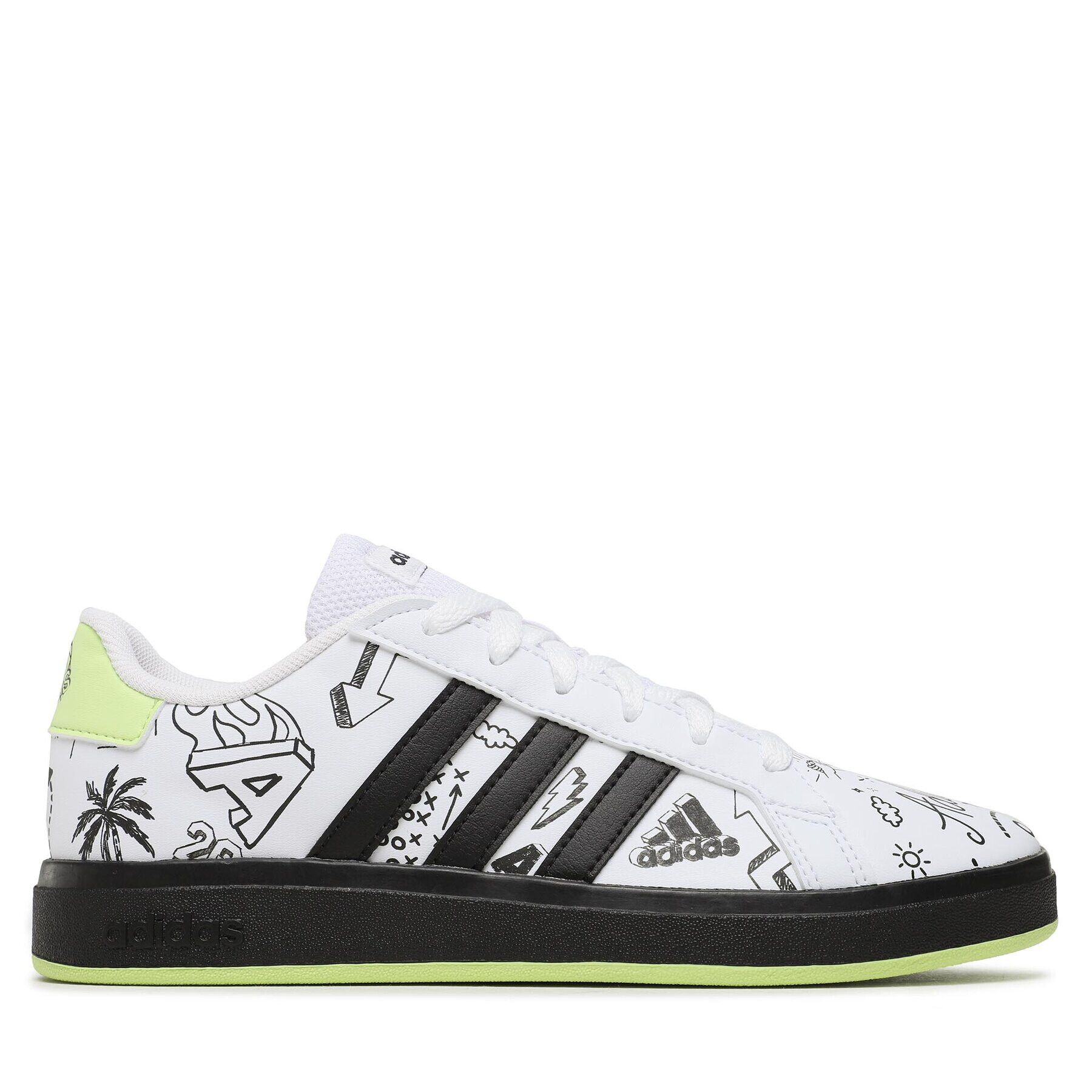 adidas Обувки Grand Court 2.0 Shoes Kids IG4853 Бял - Pepit.bg