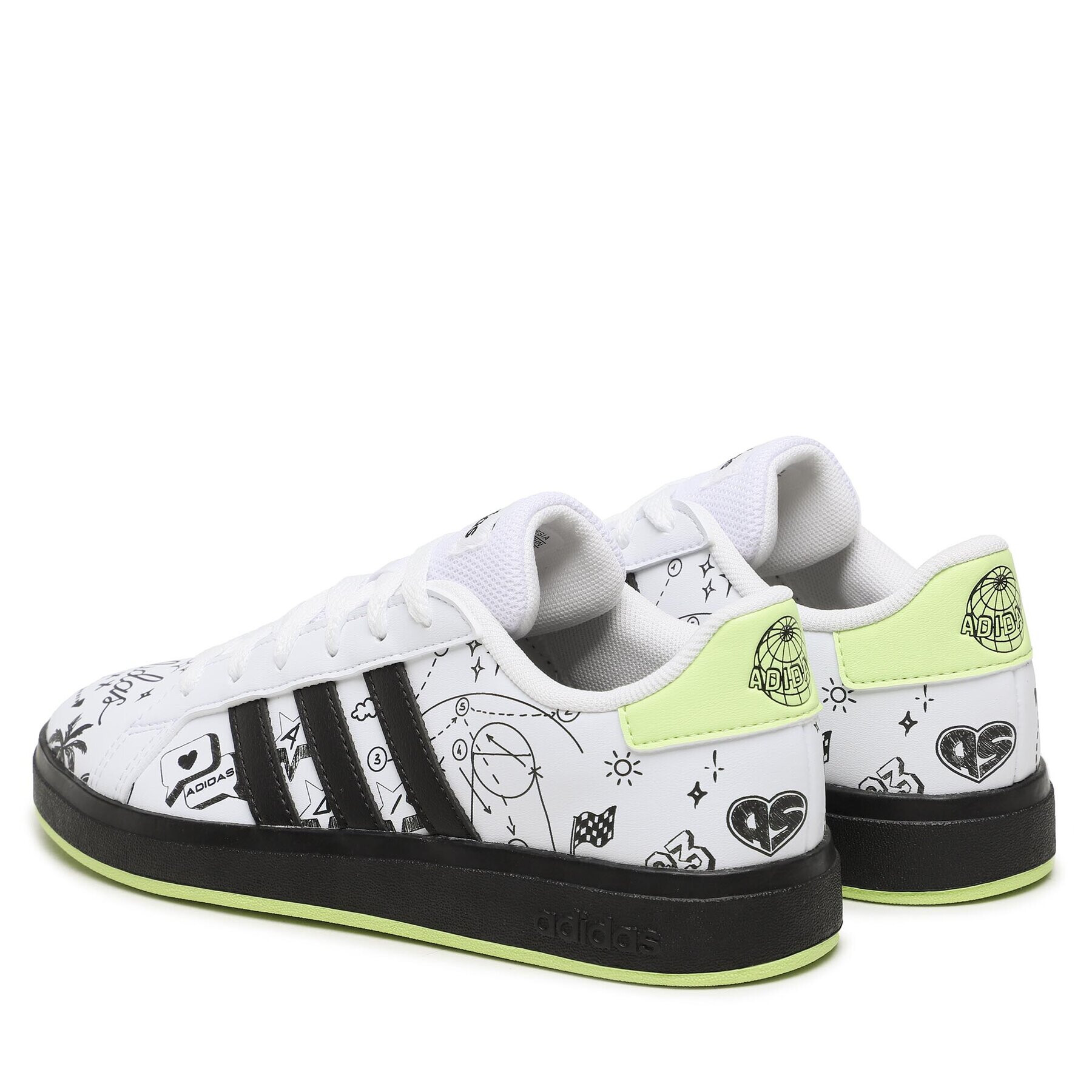 adidas Обувки Grand Court 2.0 Shoes Kids IG4853 Бял - Pepit.bg