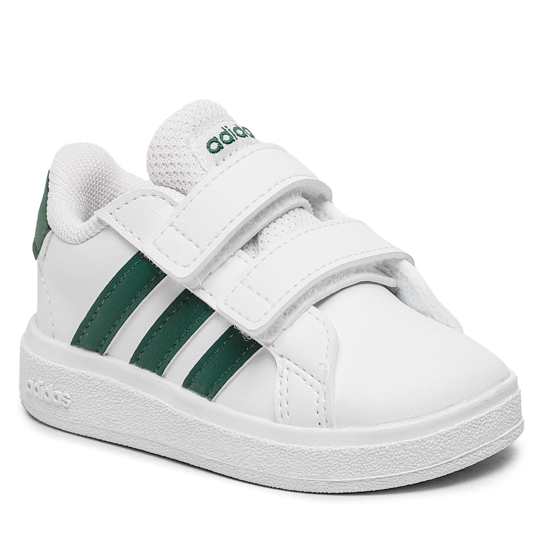 adidas Обувки Grand Court Lifestyle Hook and Loop Shoes IG2560 Бял - Pepit.bg