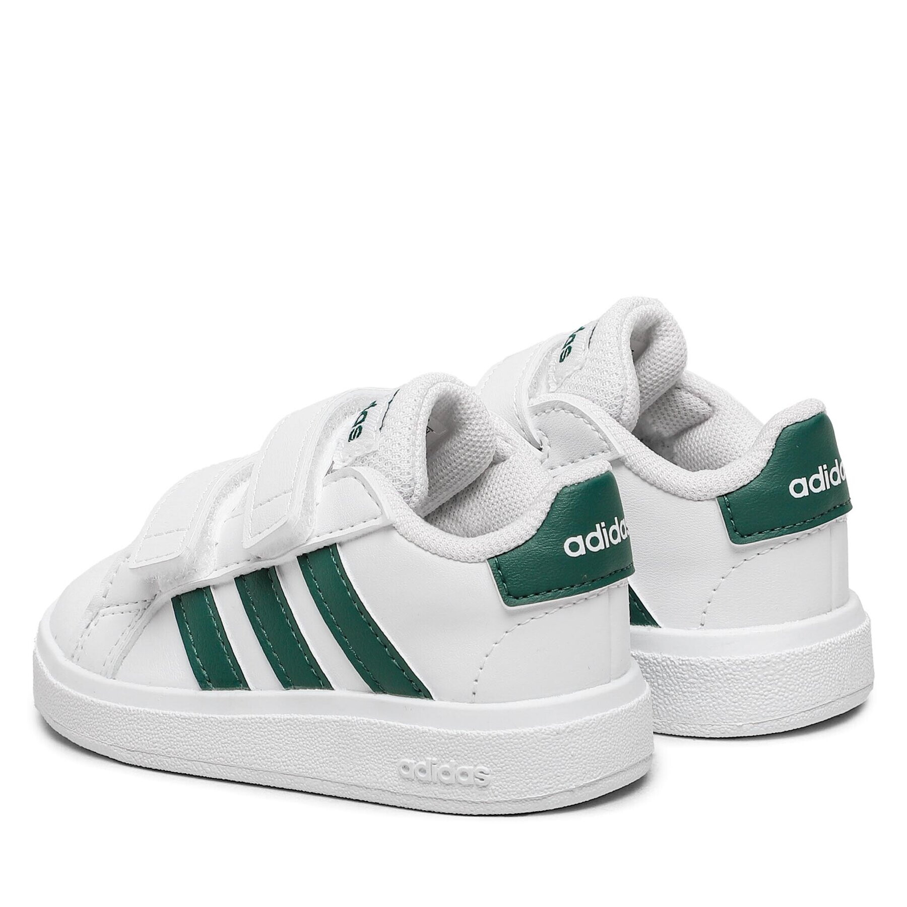 adidas Обувки Grand Court Lifestyle Hook and Loop Shoes IG2560 Бял - Pepit.bg