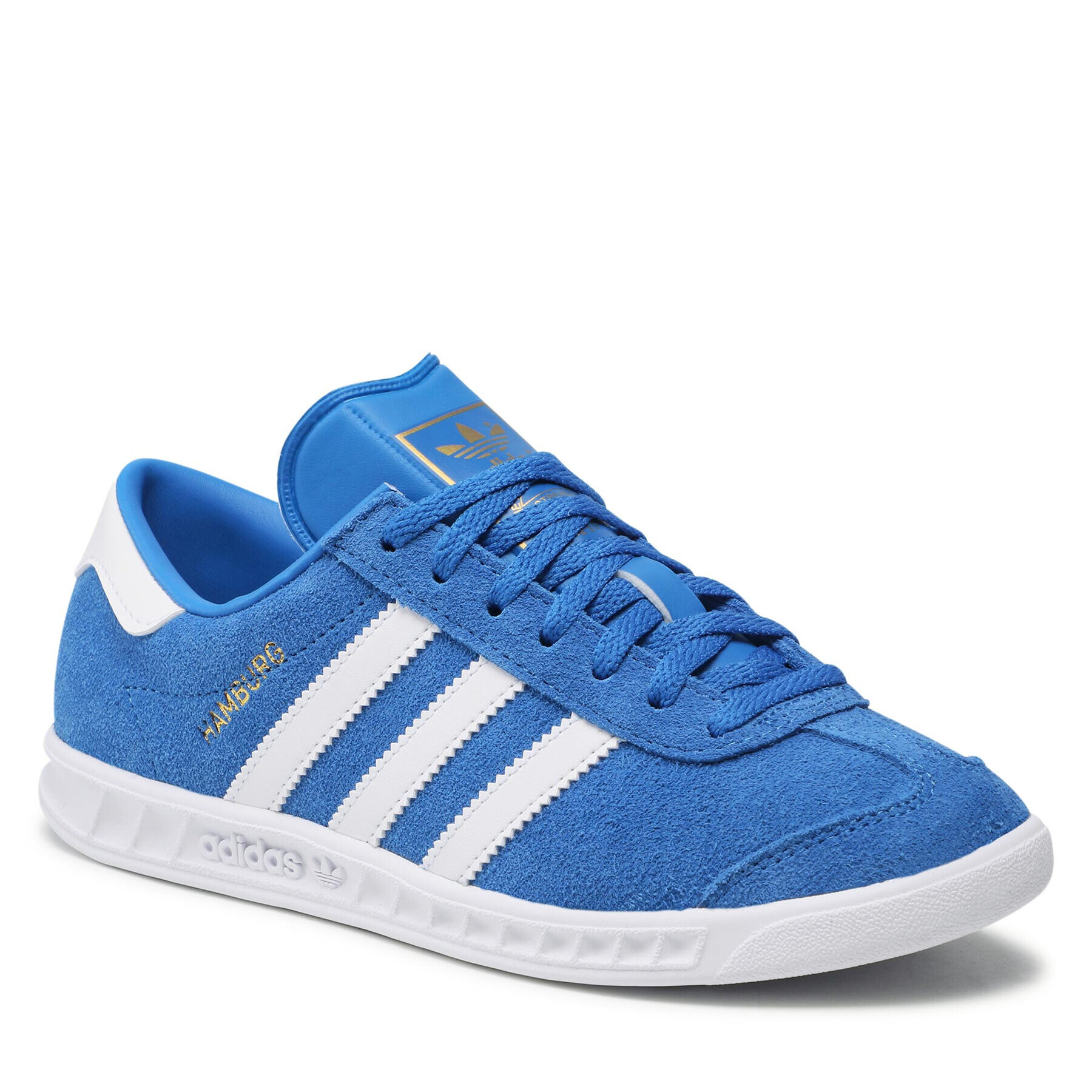 adidas Обувки Hamburg J GX3171 Син - Pepit.bg