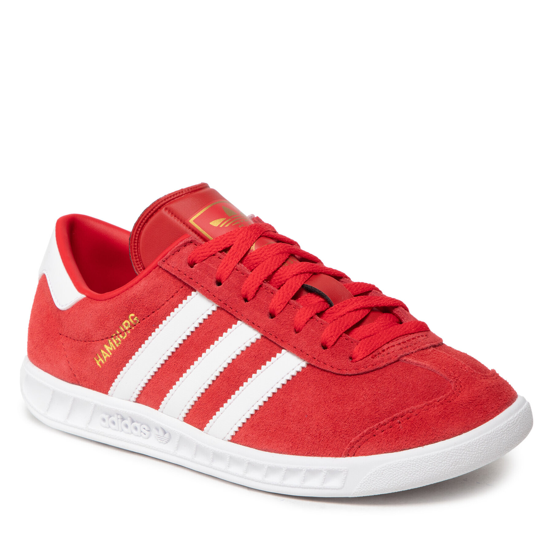 adidas Обувки Hamburg J GX3172 Червен - Pepit.bg