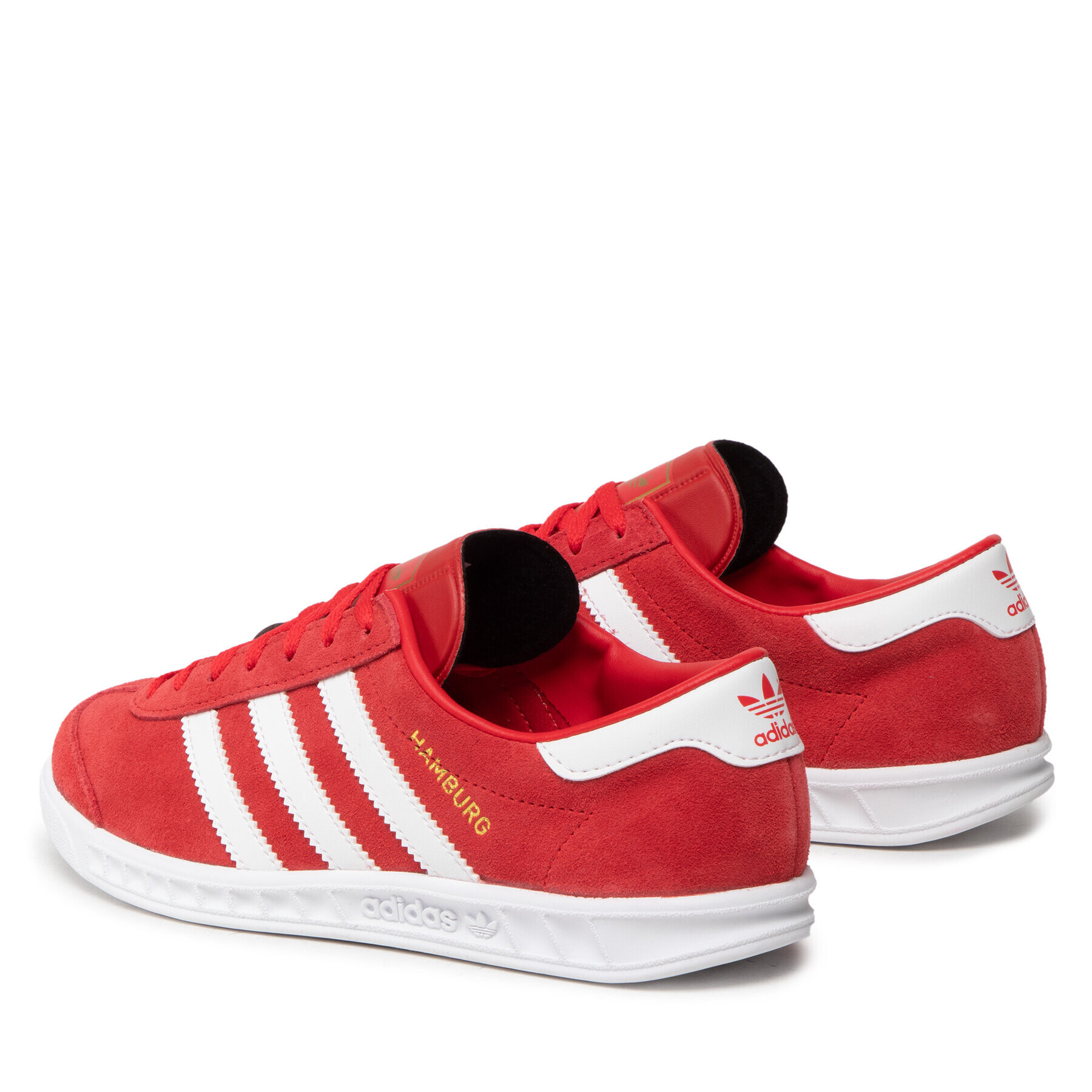 adidas Обувки Hamburg J GX3172 Червен - Pepit.bg