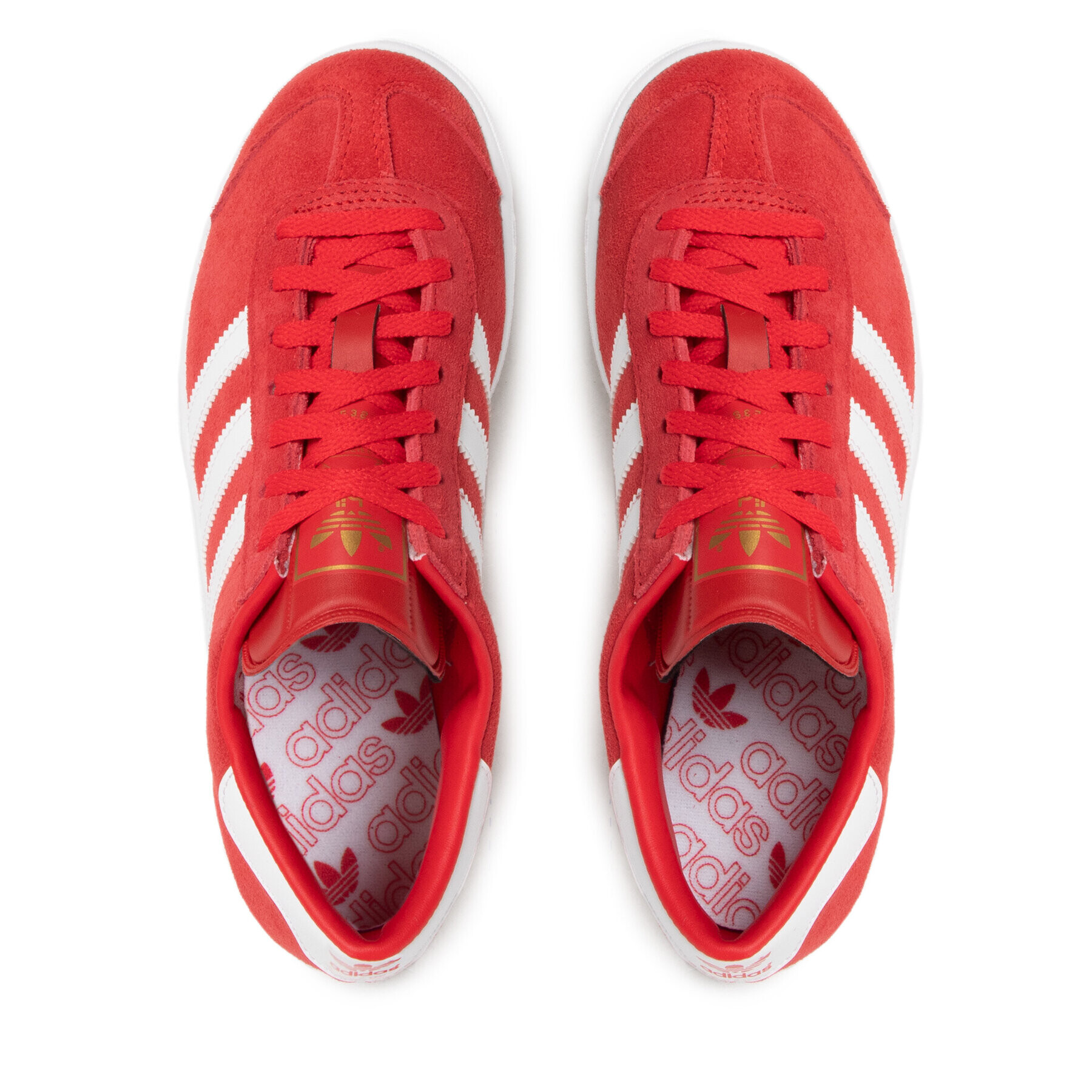 adidas Обувки Hamburg J GX3172 Червен - Pepit.bg