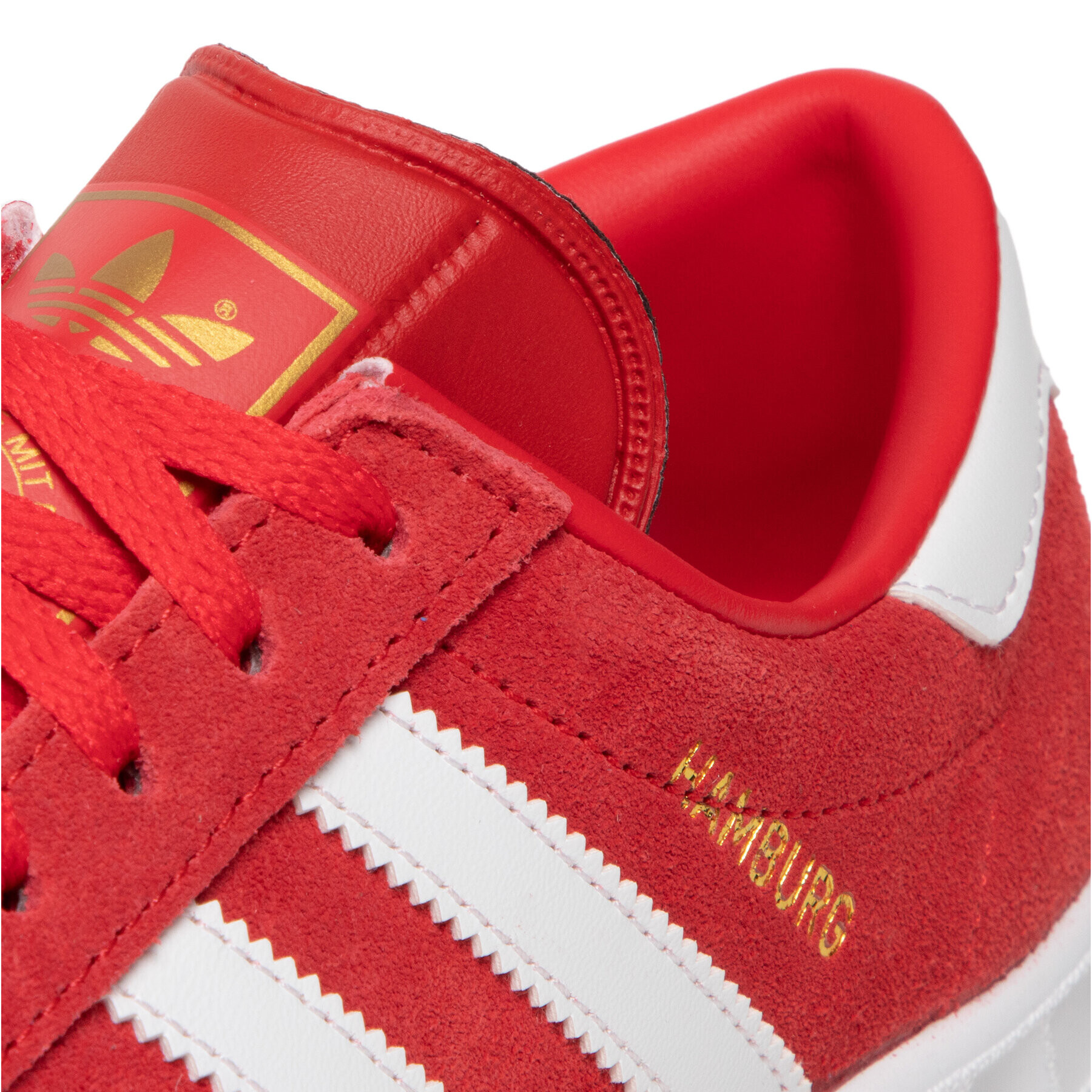 adidas Обувки Hamburg J GX3172 Червен - Pepit.bg