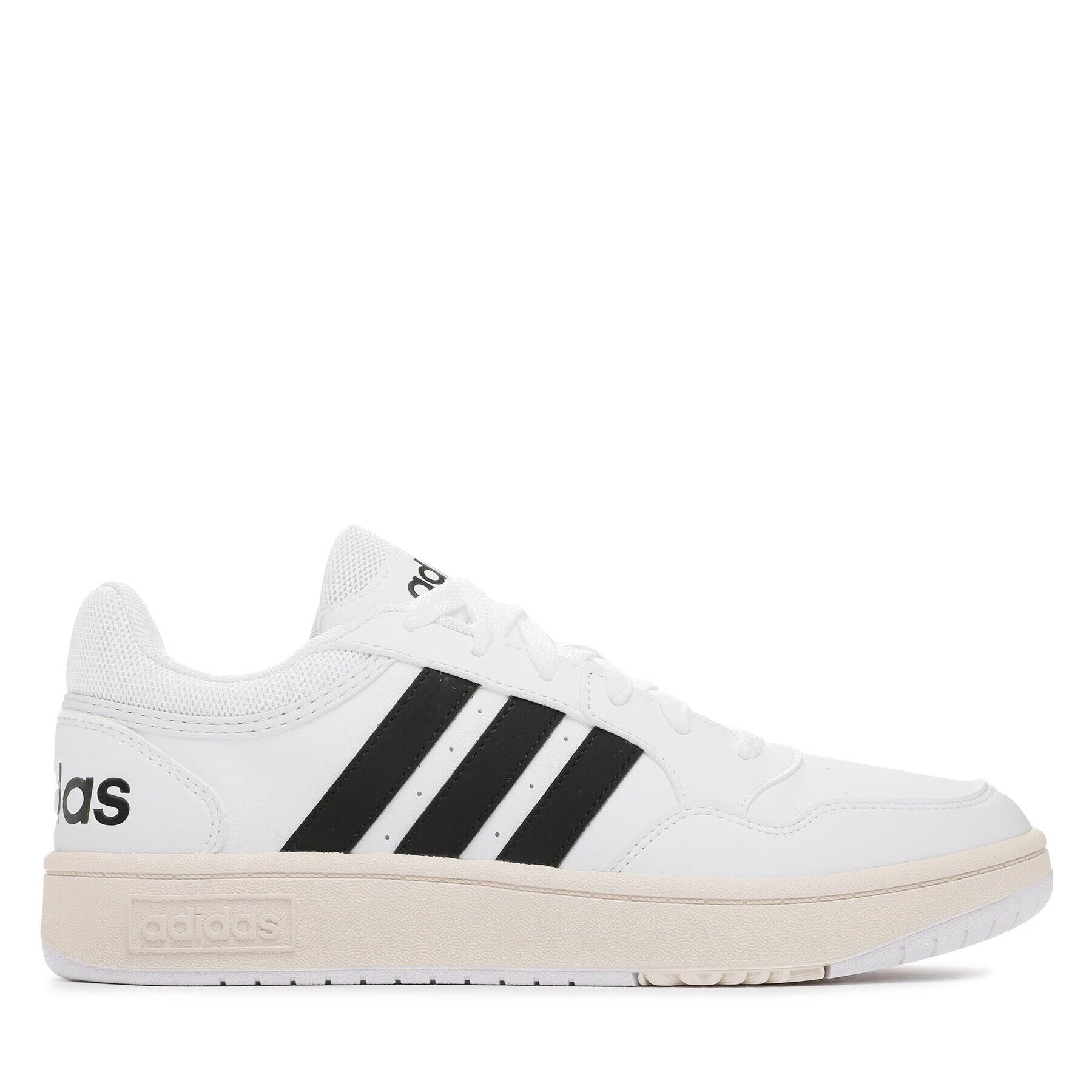 adidas Обувки Hoops 3.0 Low Classic Vintage Shoes GY5434 Бял - Pepit.bg