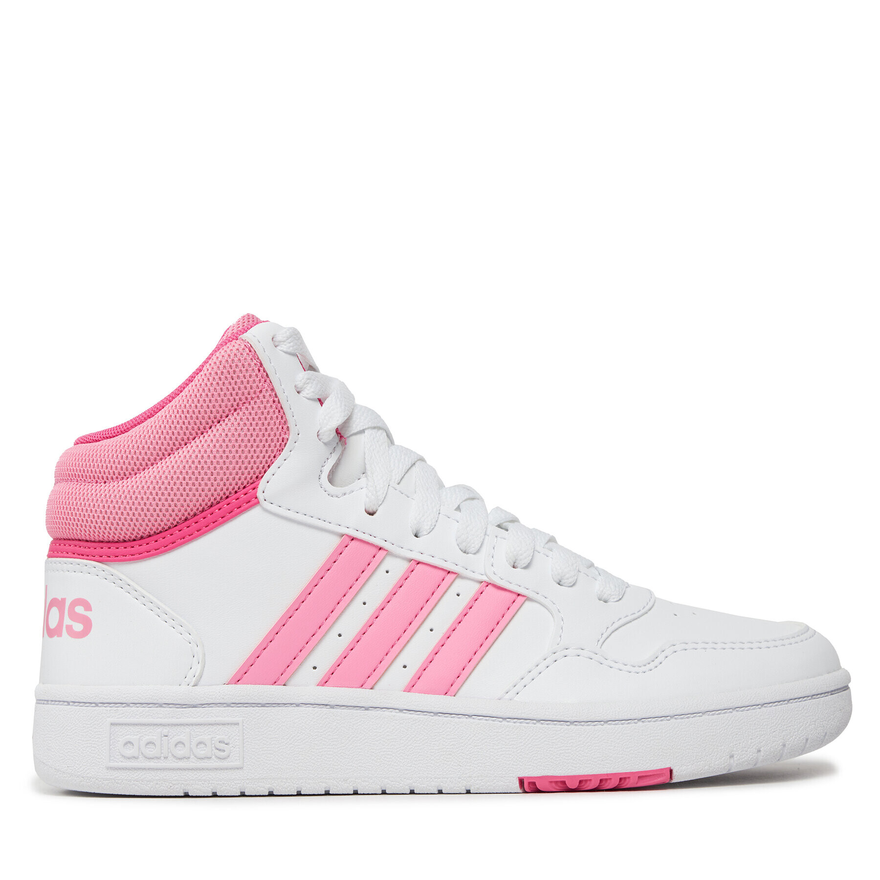 adidas Обувки Hoops 3.0 Mid K IG3716 Бял - Pepit.bg