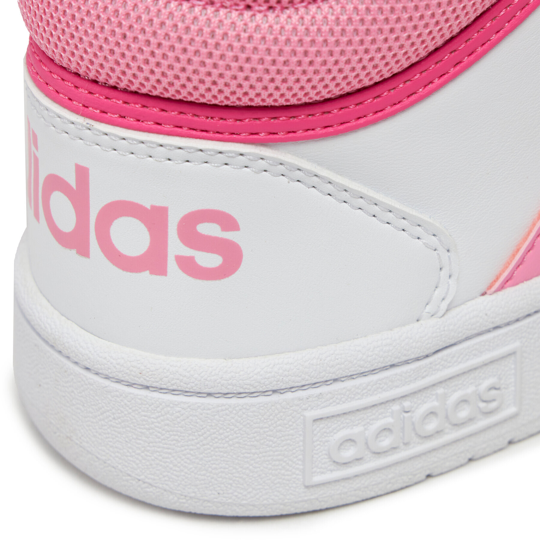 adidas Обувки Hoops 3.0 Mid K IG3716 Бял - Pepit.bg