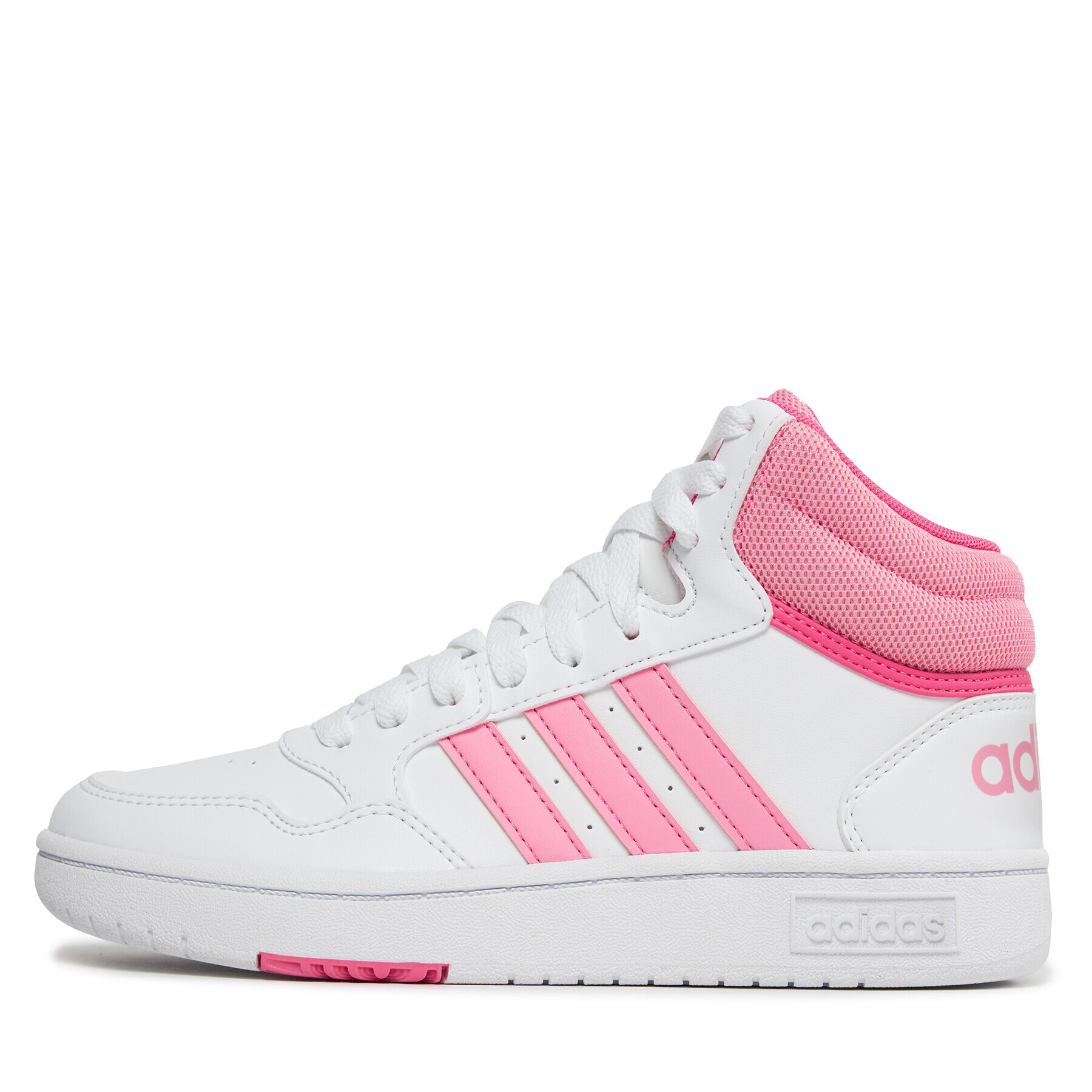 adidas Обувки Hoops 3.0 Mid K IG3716 Бял - Pepit.bg