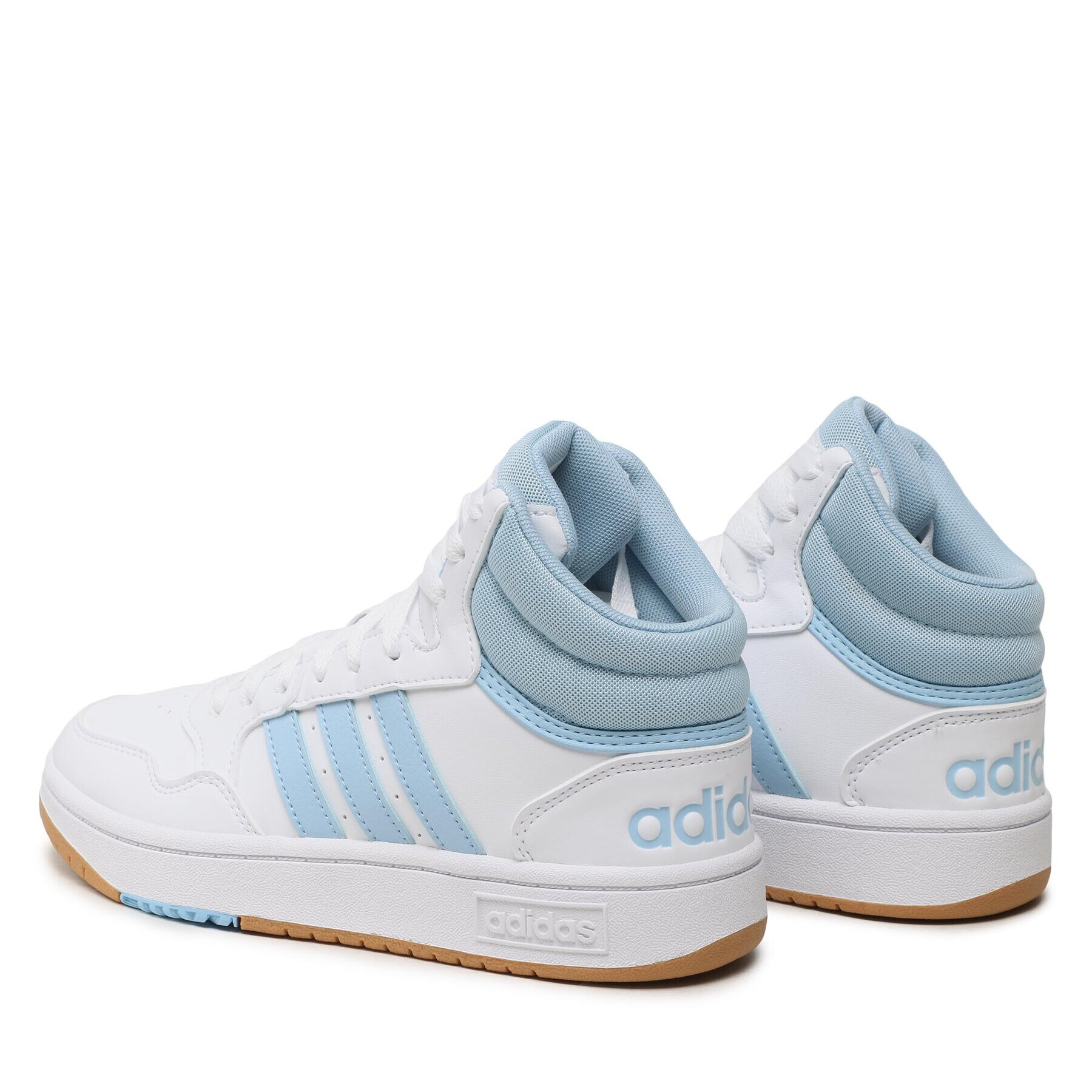 adidas Обувки Hoops 3.0 Mid W F5321 Бял - Pepit.bg