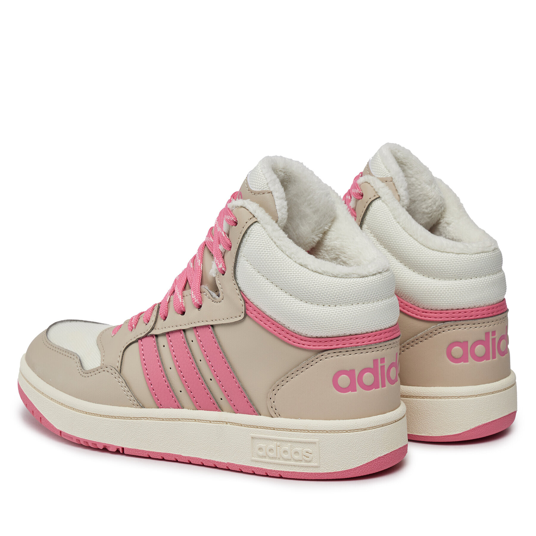 adidas Обувки Hoops Mid 3.0 Shoes Kids IF7739 Бежов - Pepit.bg