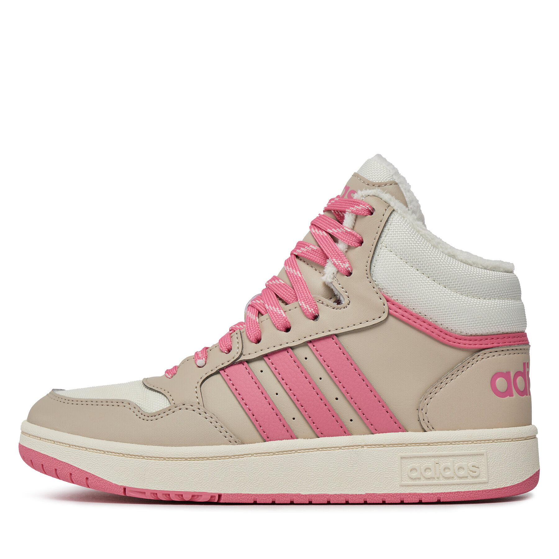 adidas Обувки Hoops Mid 3.0 Shoes Kids IF7739 Бежов - Pepit.bg