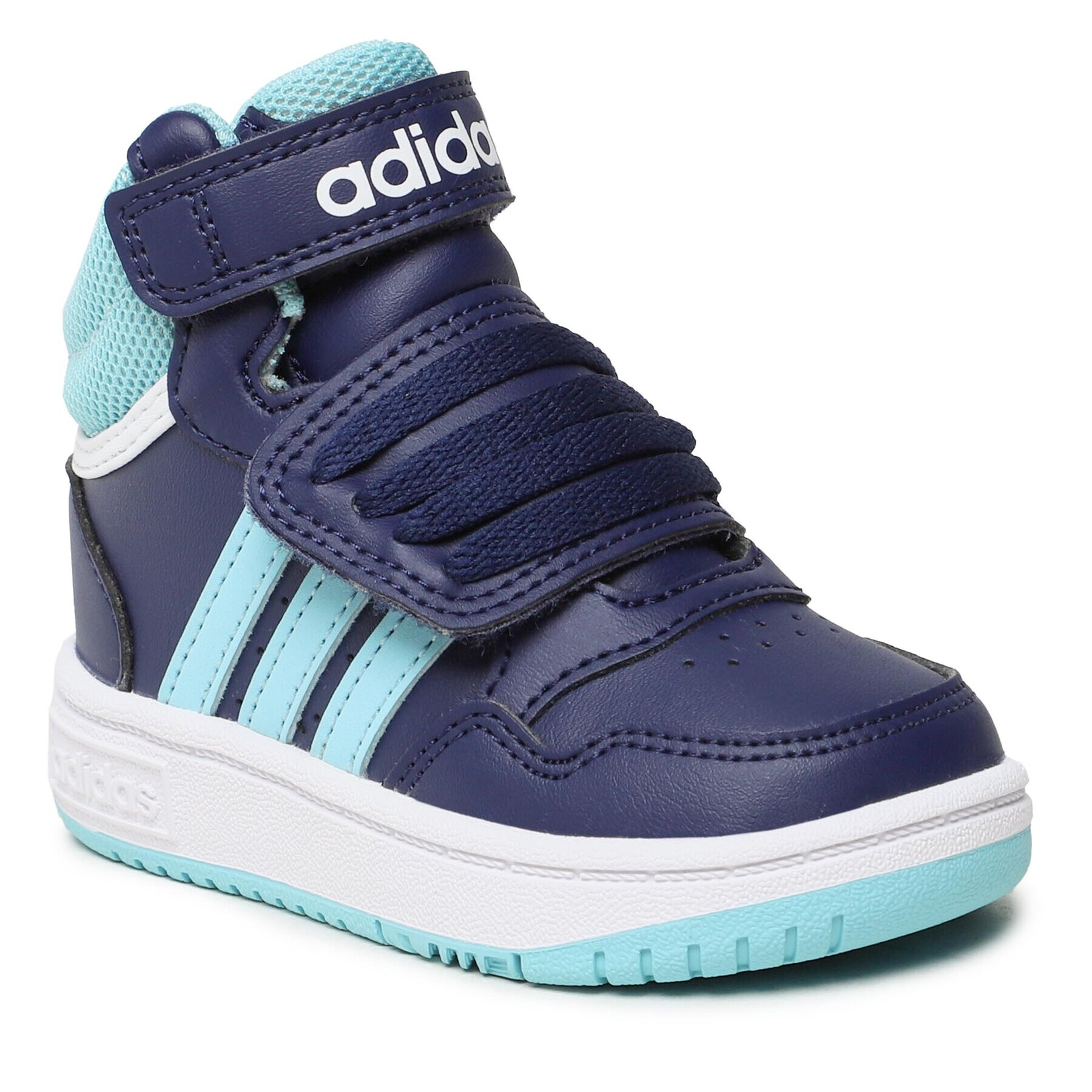 adidas Обувки Hoops Mid Shoes IF5314 Син - Pepit.bg