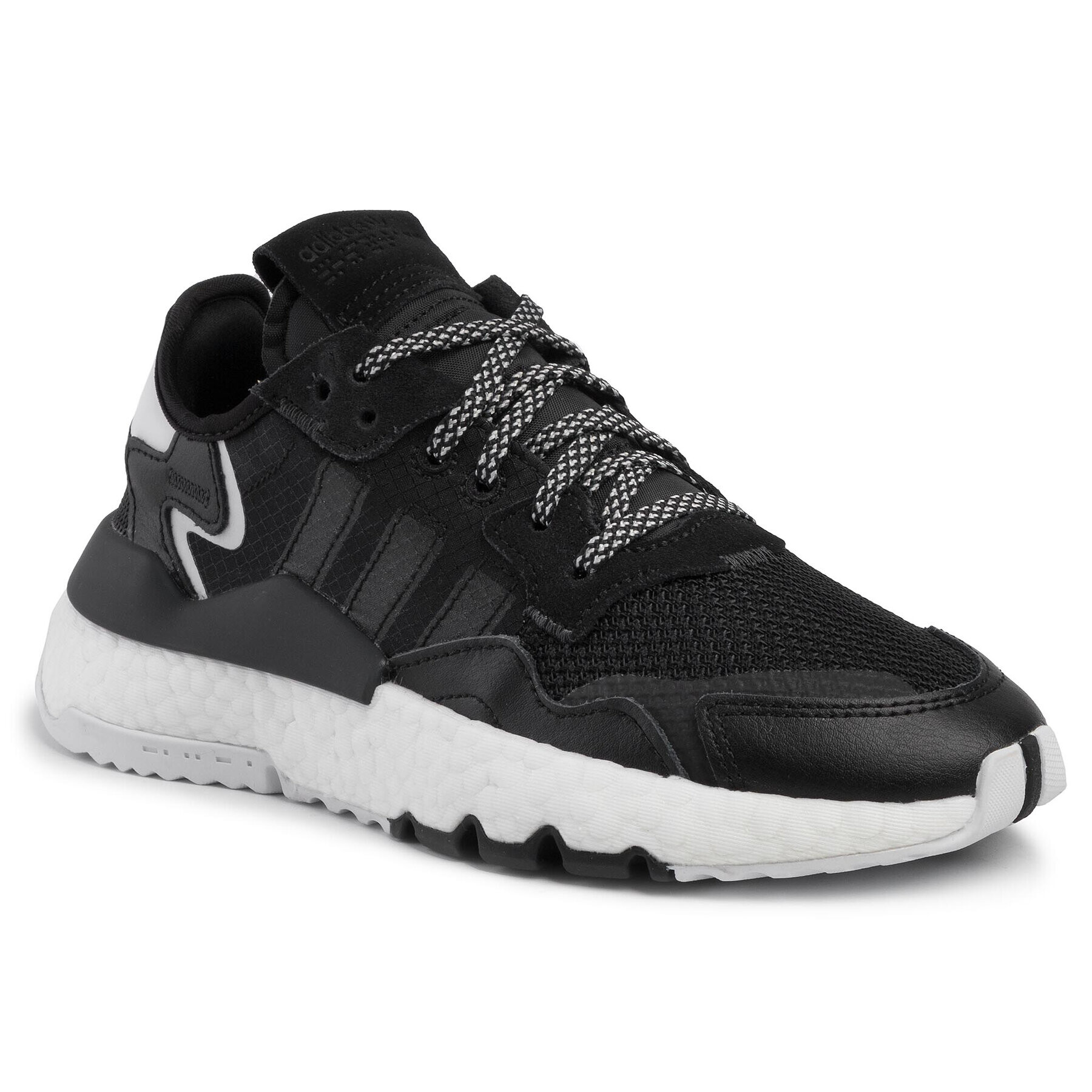 adidas Обувки Nite Jogger J EE6481 Черен - Pepit.bg