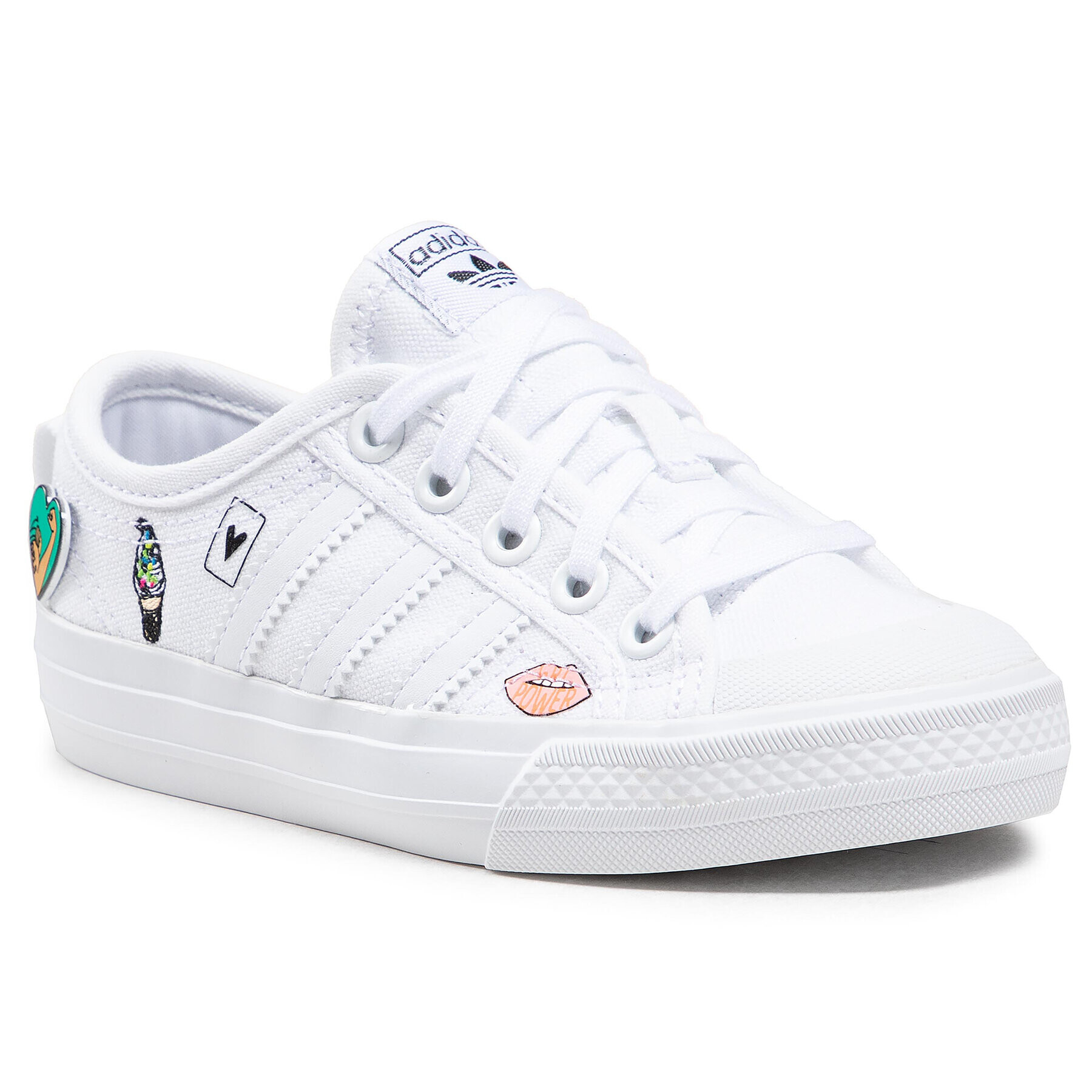 adidas Обувки Nizza C FY3399 Бял - Pepit.bg