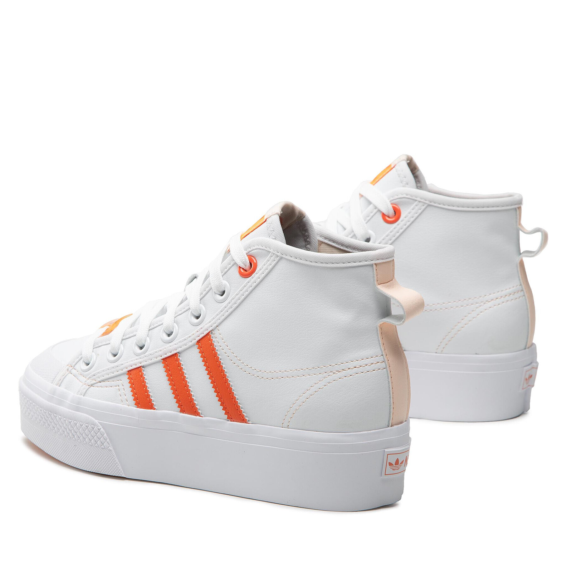 adidas Обувки Nizza Platform Mid Her Veg GY1897 Бял - Pepit.bg