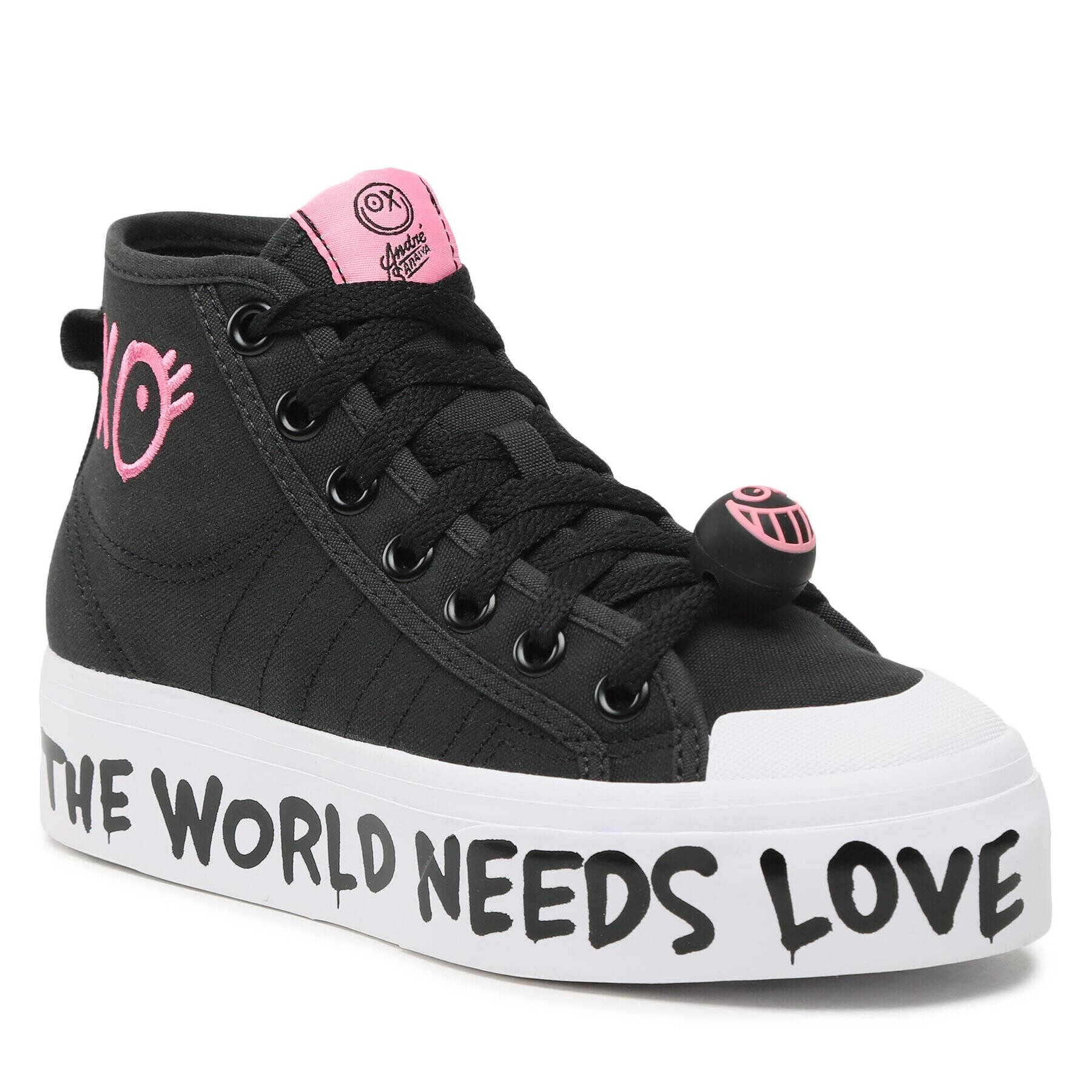 adidas Обувки Nizza Platform Mid Shoes HQ6867 Черен - Pepit.bg