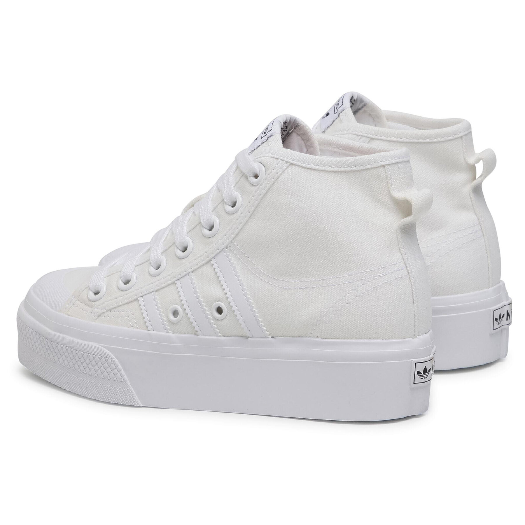 adidas Обувки Nizza Platform Mid W FY2782 Бял - Pepit.bg