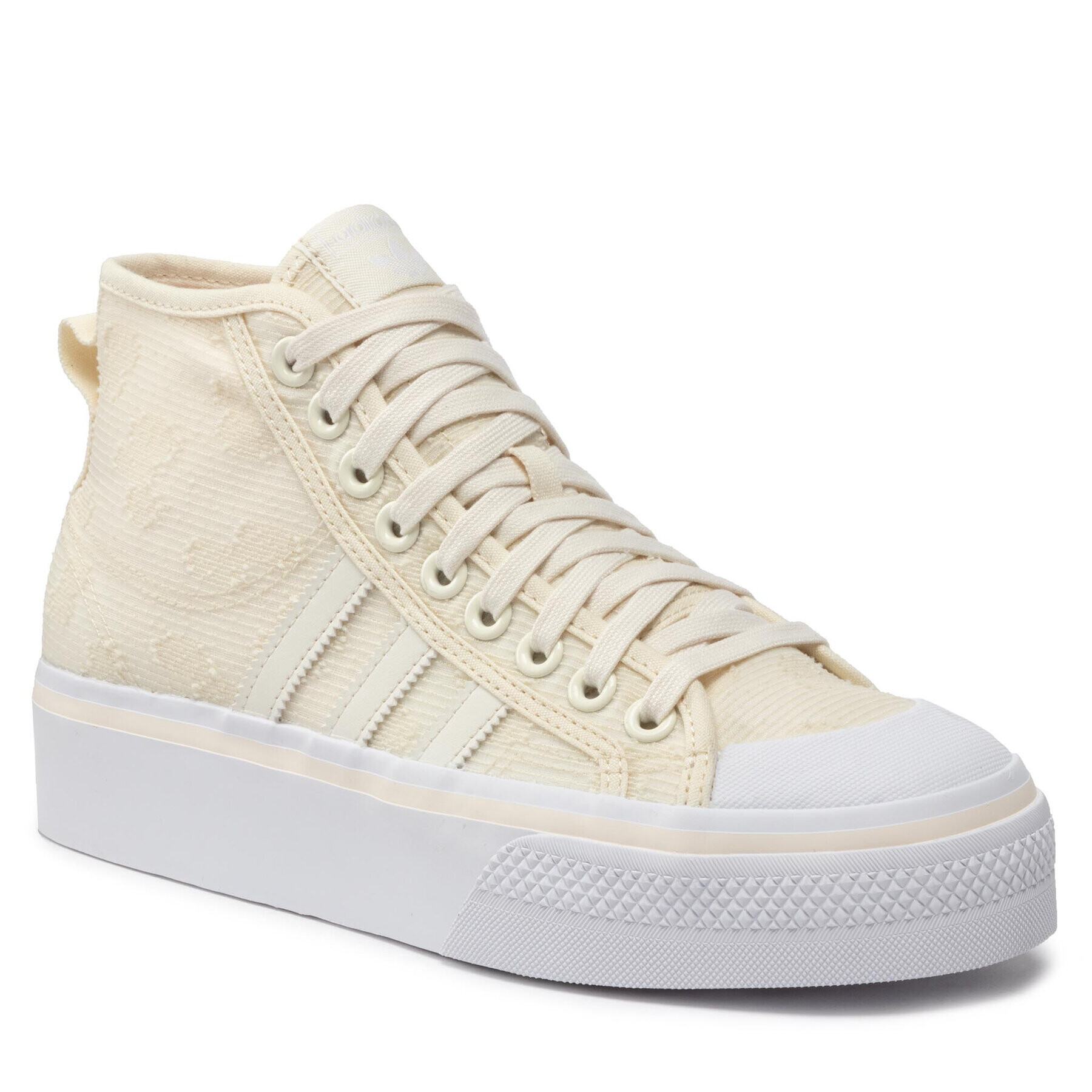adidas Обувки Nizza Platform Mid W GX8356 Бежов - Pepit.bg