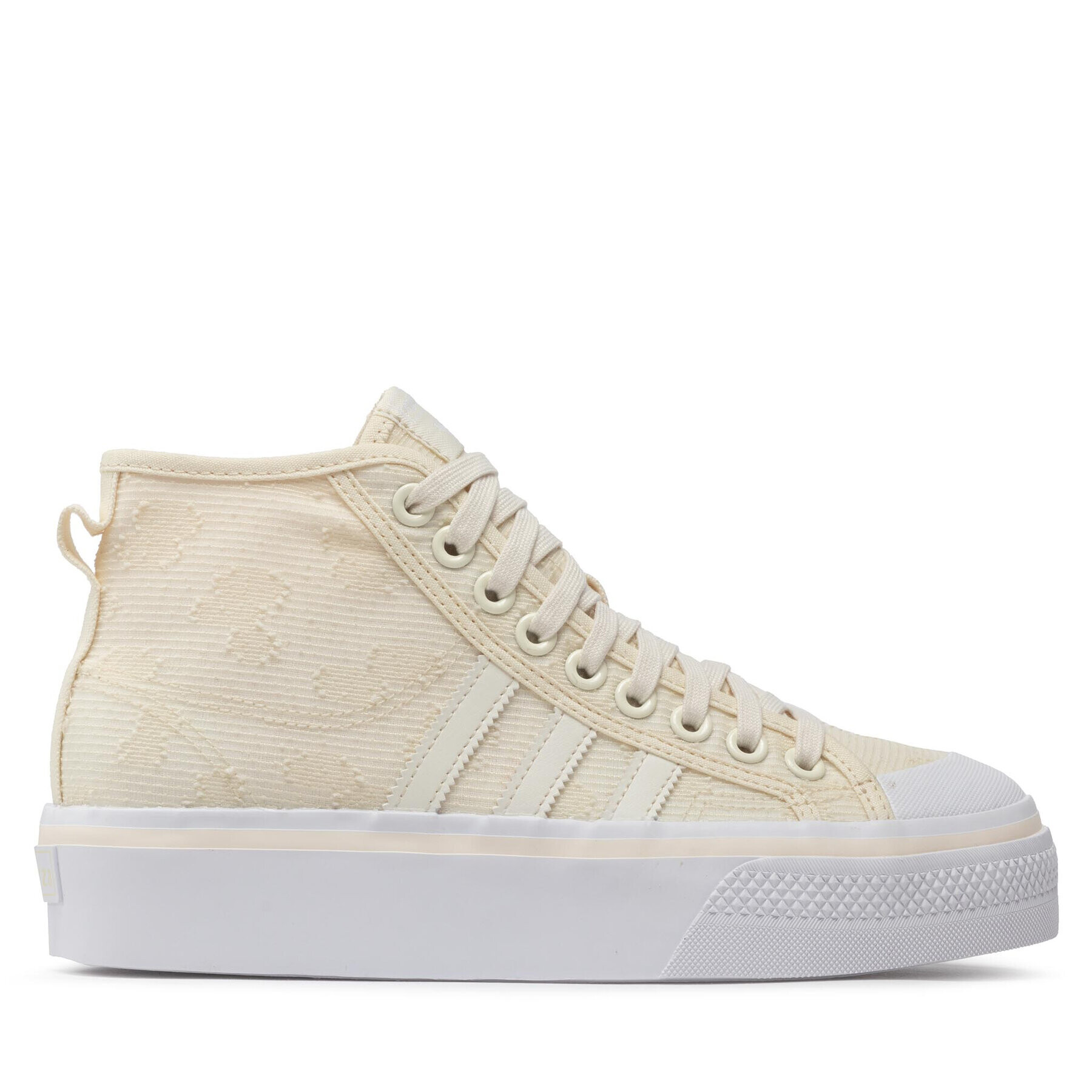 adidas Обувки Nizza Platform Mid W GX8356 Бежов - Pepit.bg