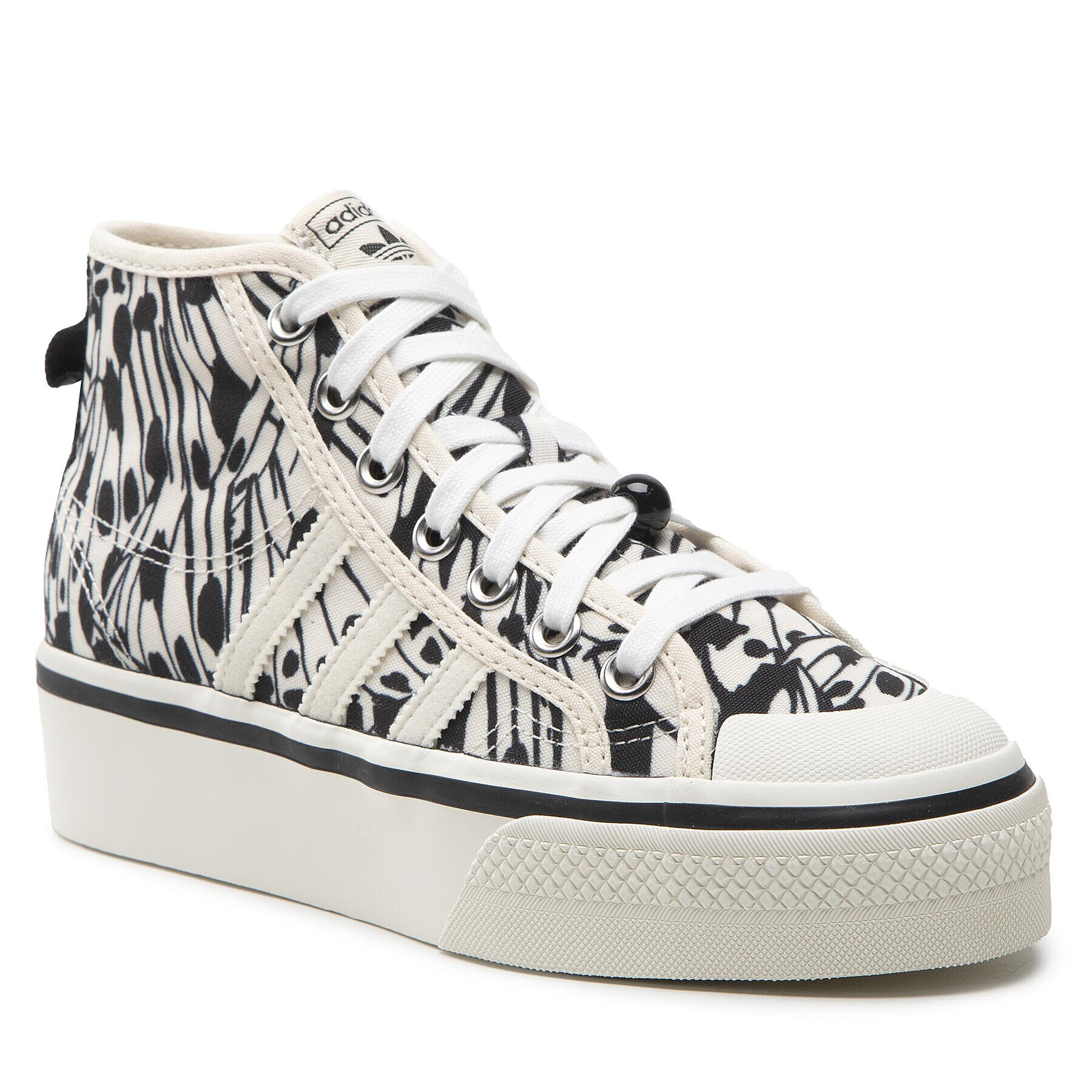 adidas Обувки Nizza Platform Mid W GY9424 Бял - Pepit.bg