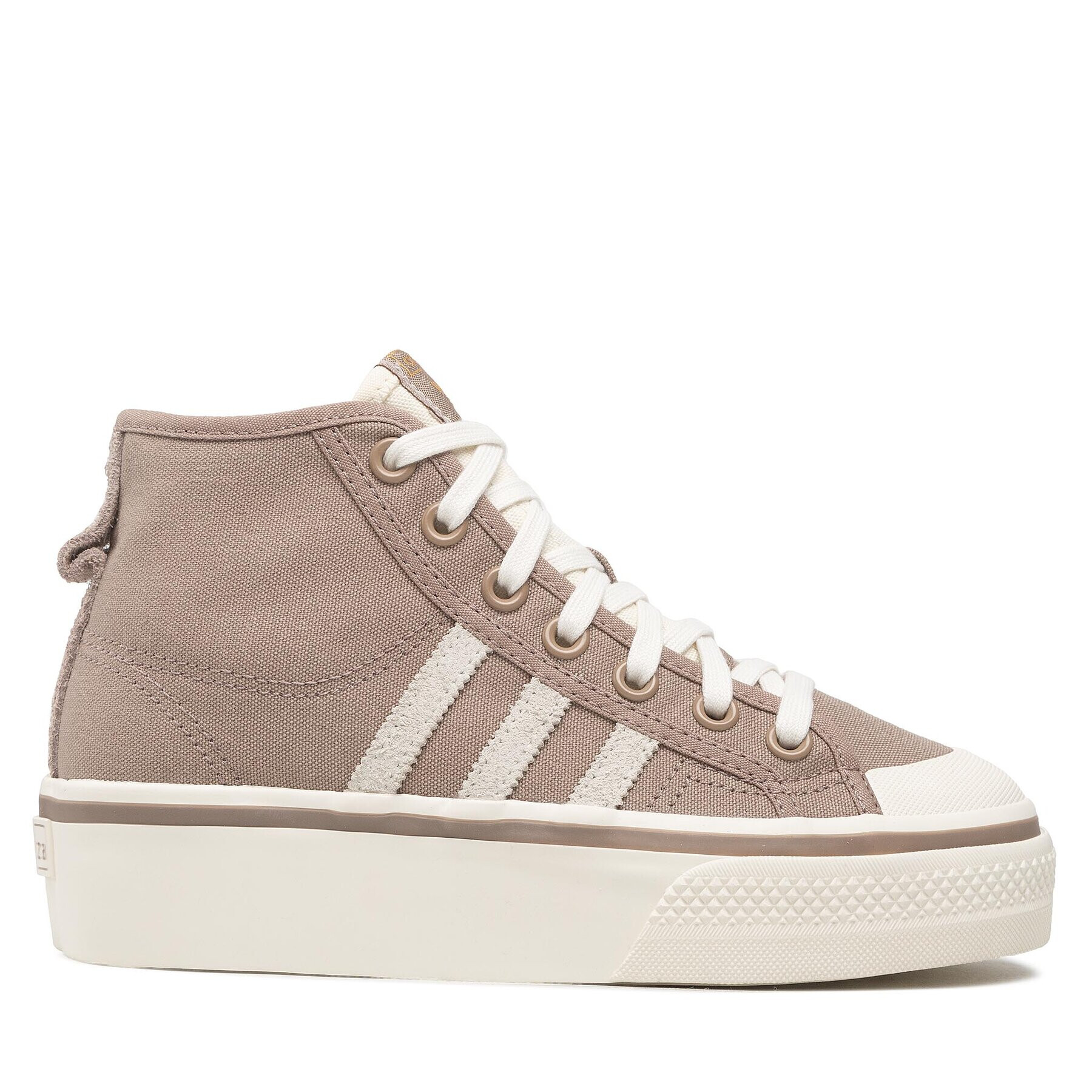adidas Обувки Nizza Platform Mid W HQ6237 Кафяв - Pepit.bg