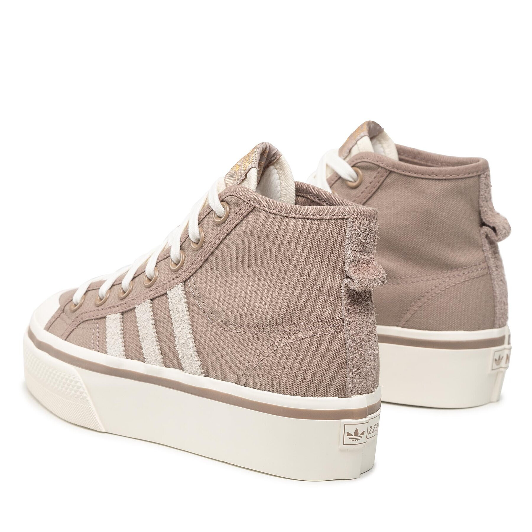 adidas Обувки Nizza Platform Mid W HQ6237 Кафяв - Pepit.bg